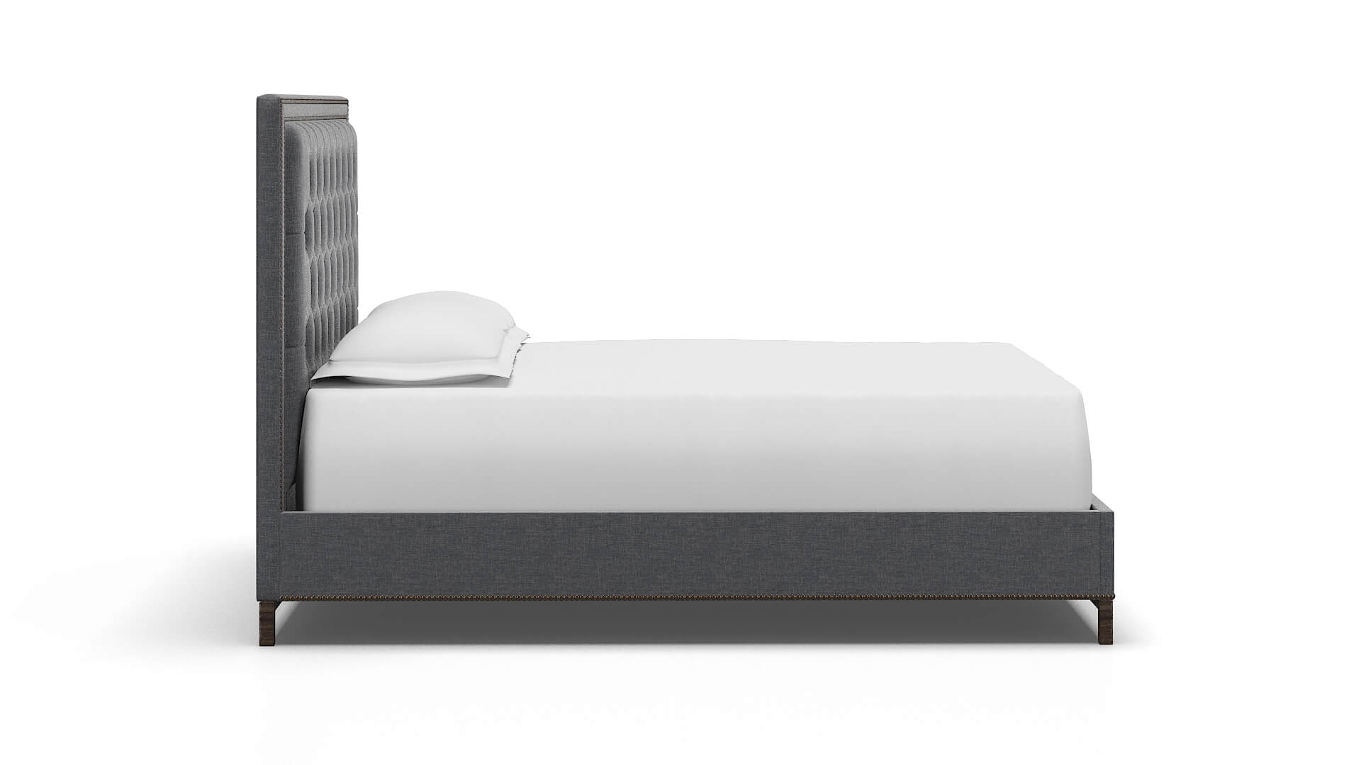 Heidi Keylargo Graphite Bed espresso legs 3