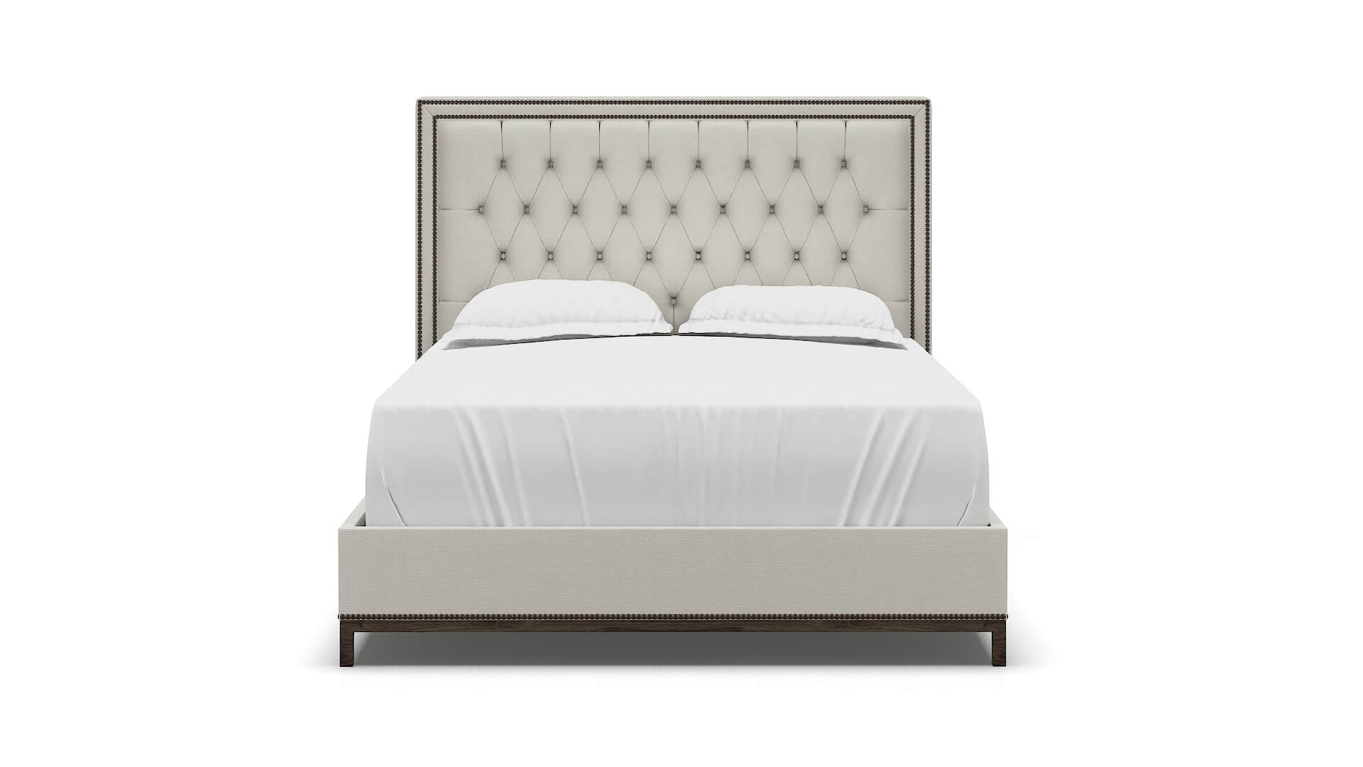 Heidi Keylargo Oatmeal Bed espresso legs 1