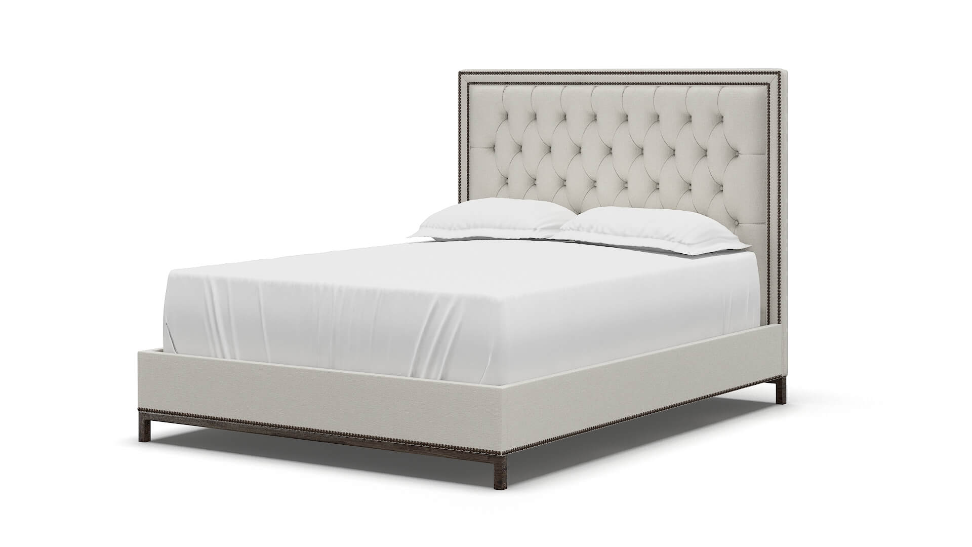 Heidi Keylargo Oatmeal Bed espresso legs 5