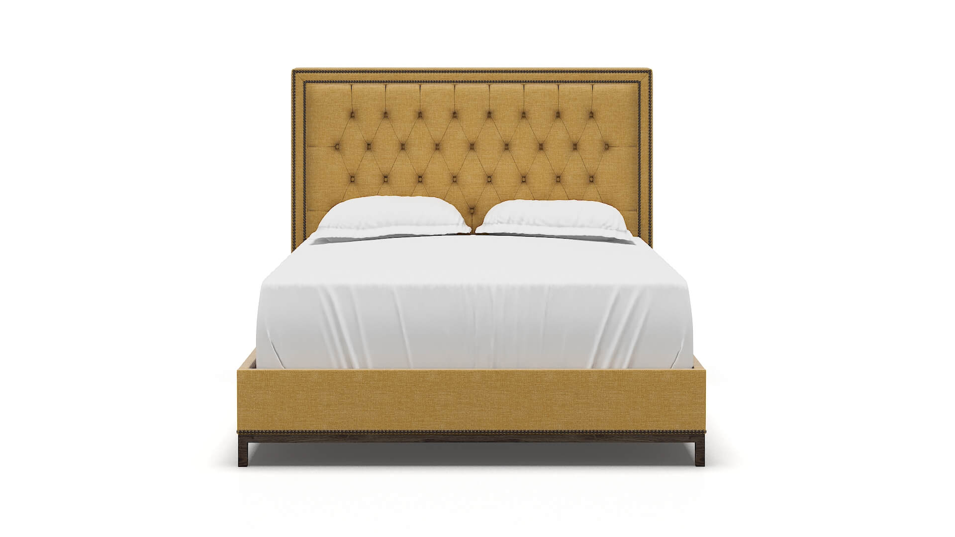 Heidi Leslie Saffron Bed espresso legs 1