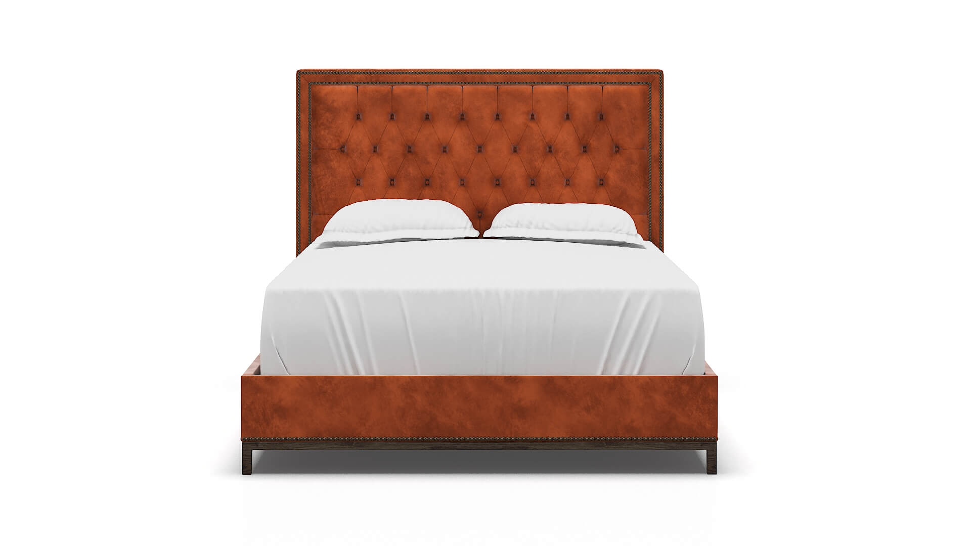 Heidi Loft Copper Bed espresso legs 1