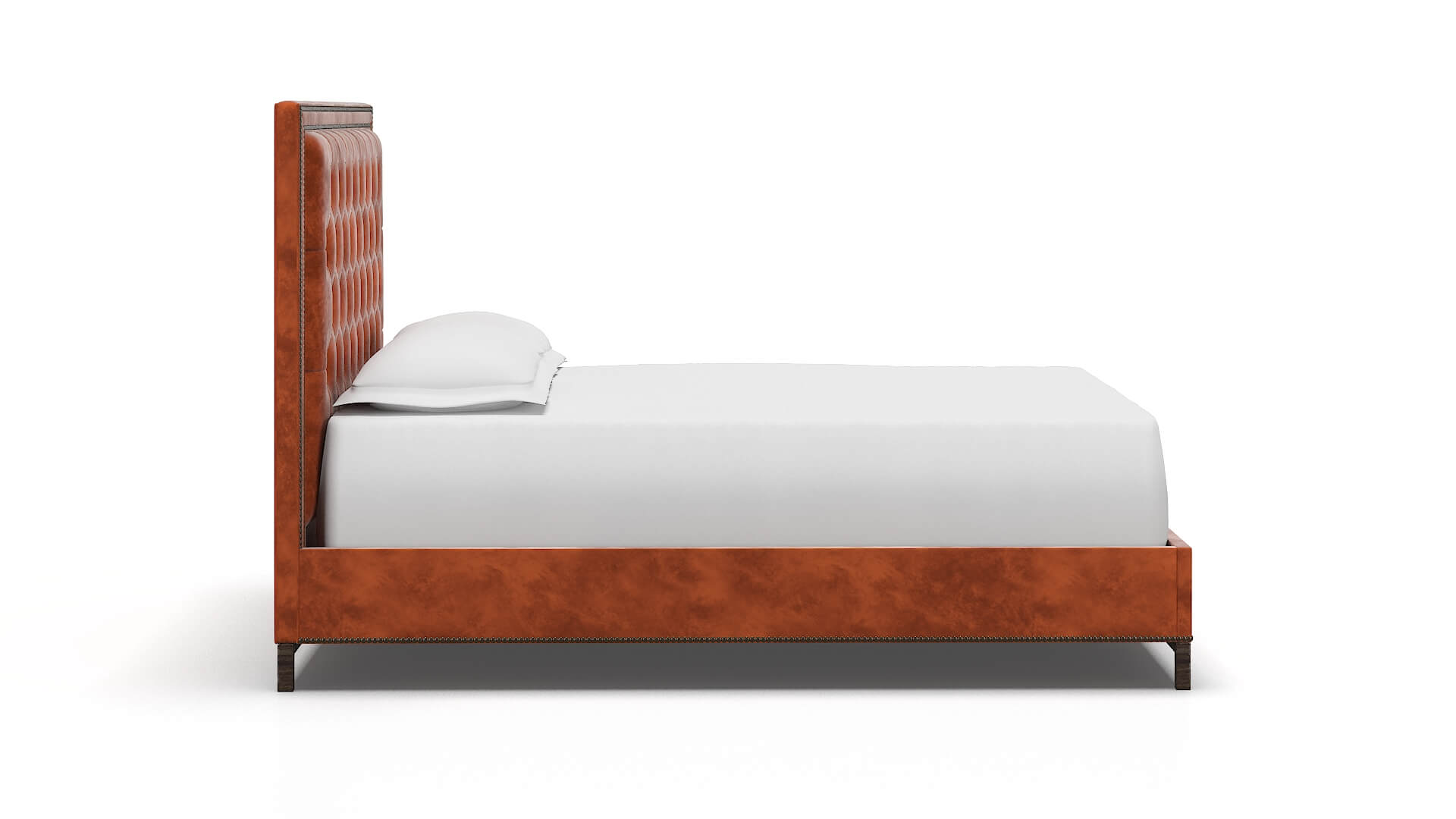 Heidi Loft Copper Bed espresso legs 3