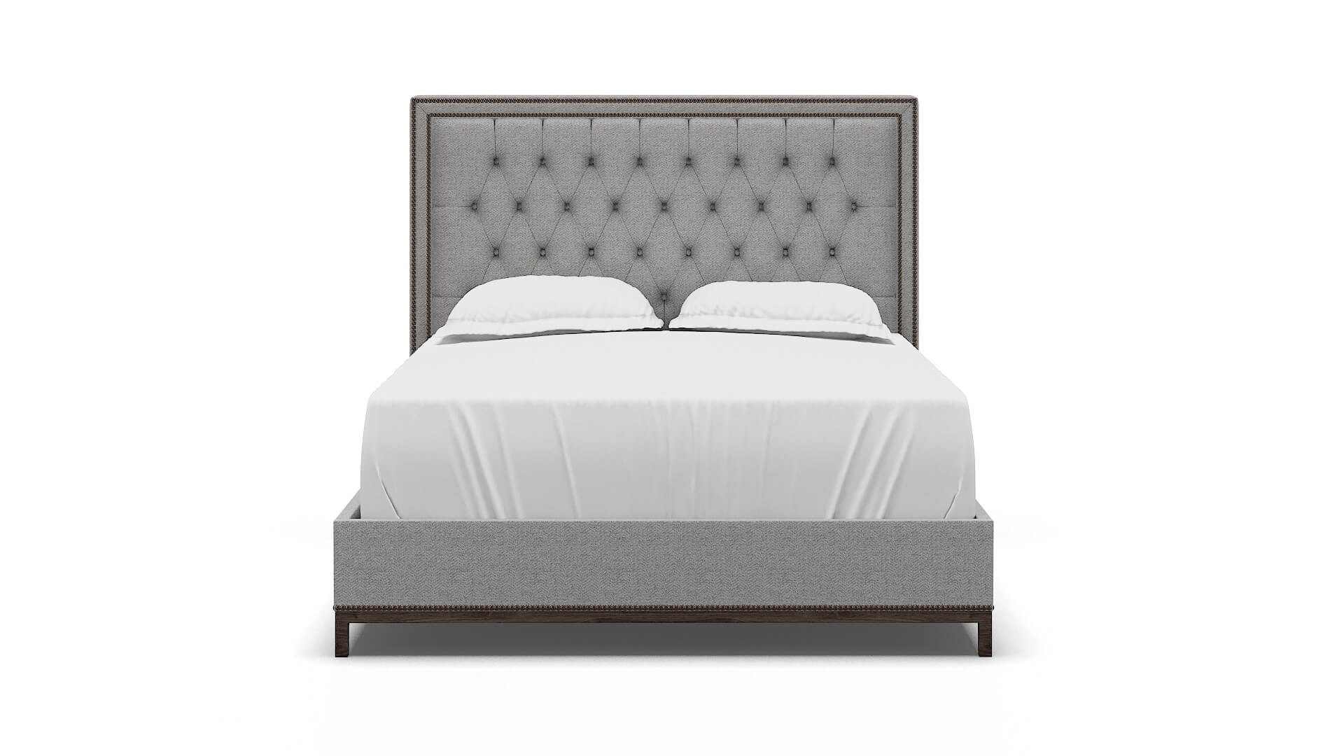 Heidi Malibu Dove Bed espresso legs 1