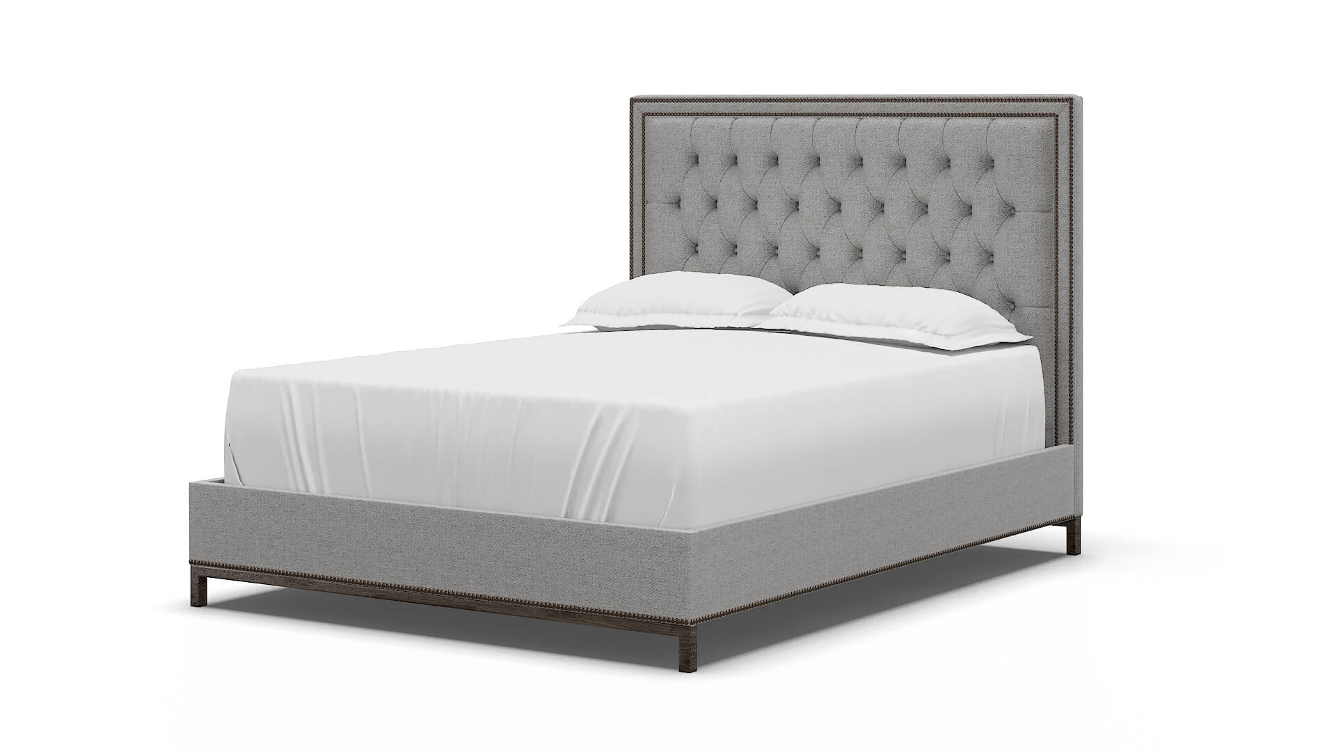 Heidi Malibu Dove Bed espresso legs 5