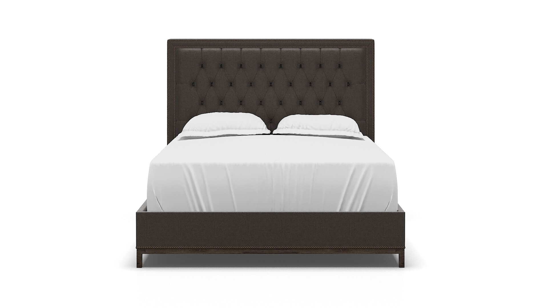 Heidi Naples Graphite Bed espresso legs 1