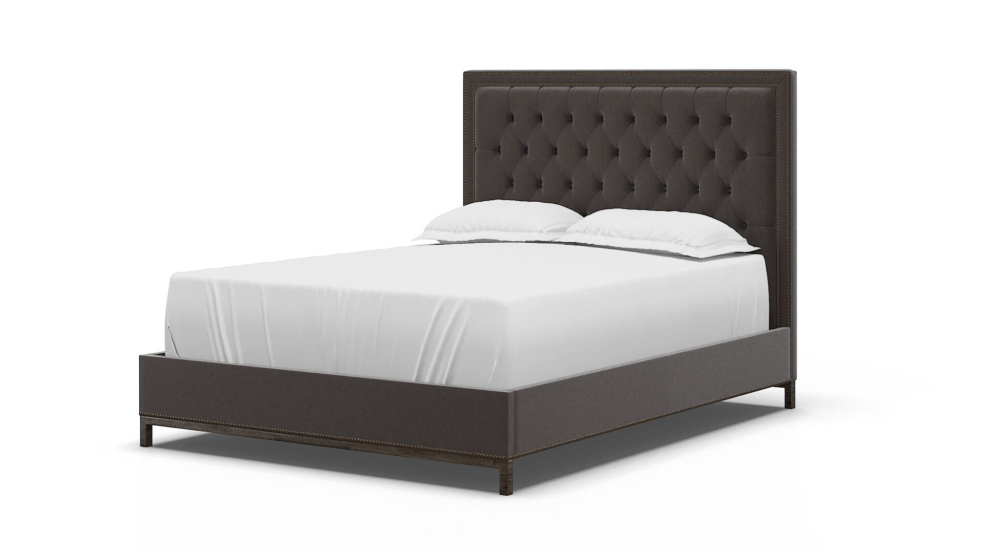 Heidi Naples Graphite Bed espresso legs 5