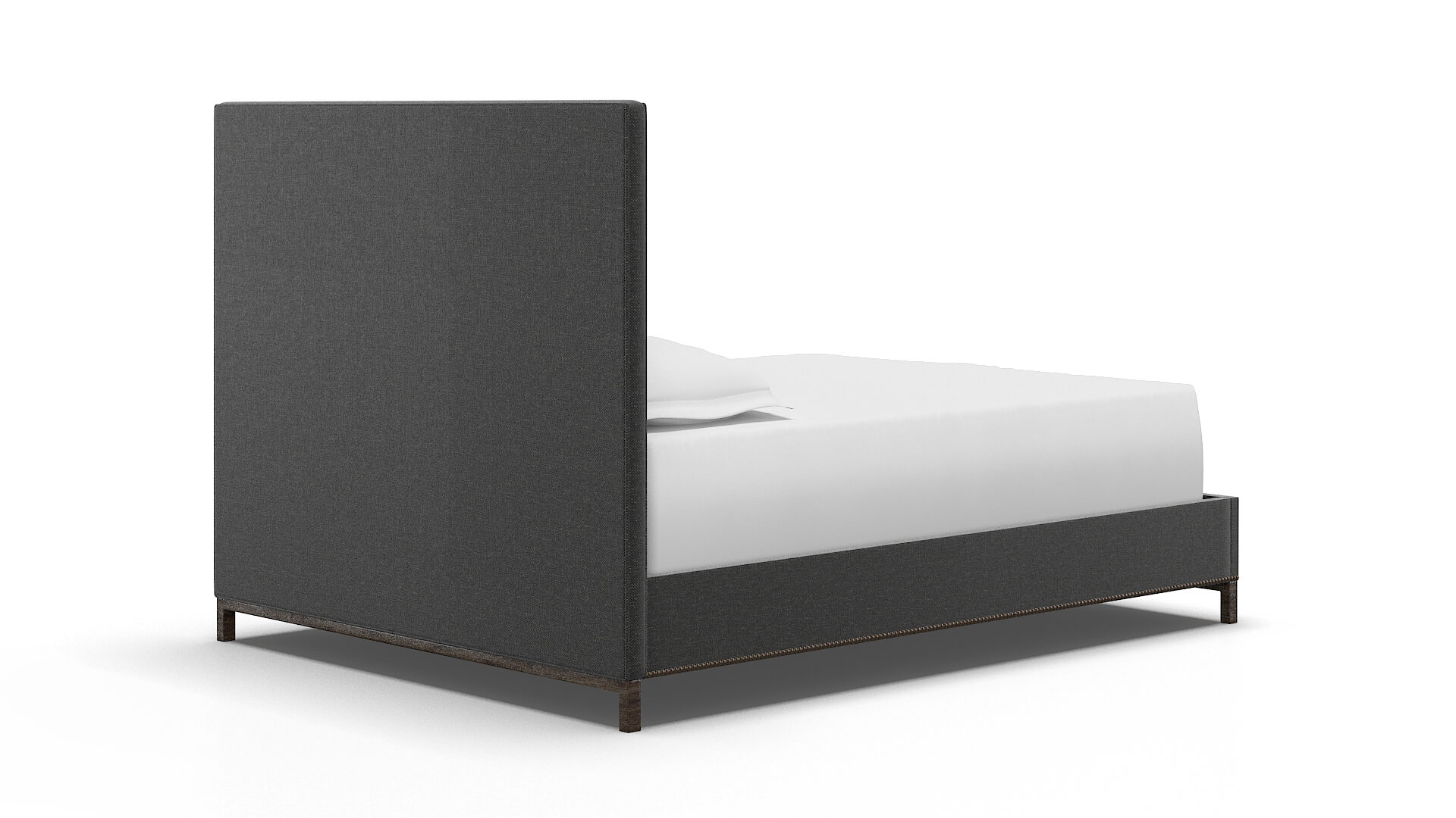 Heidi Phoenix Charcoal Bed espresso legs 4