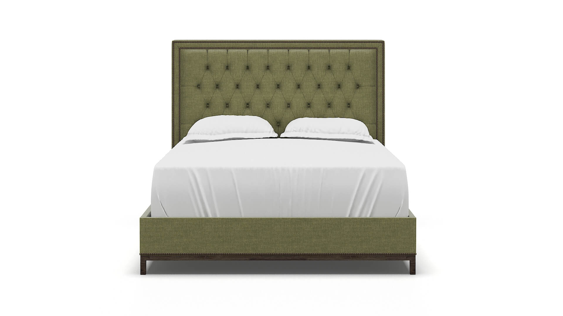 Heidi Portland Basil Bed espresso legs 1