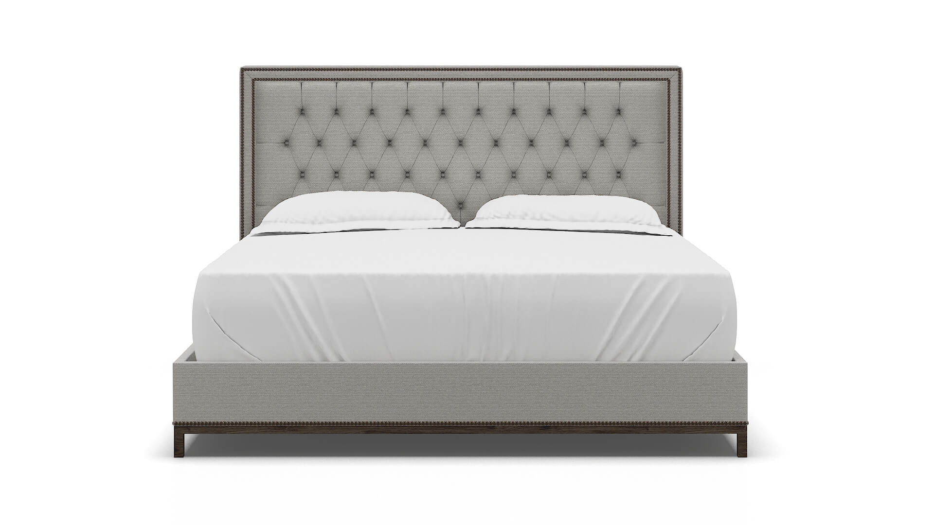 Heidi Redondo Stone Bed King espresso legs 1