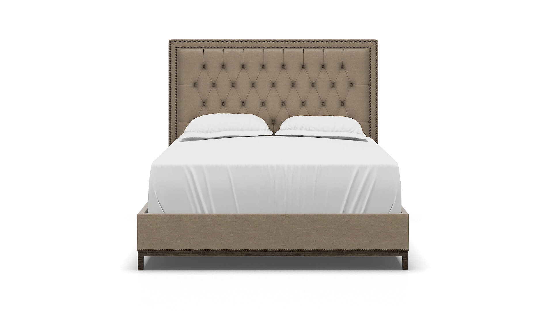 Heidi Rocket Cappuccino Bed espresso legs 1