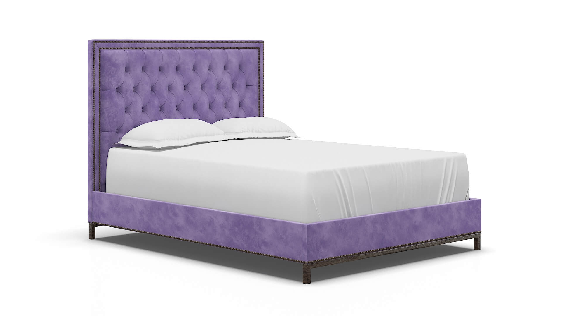 Heidi Royale Lavender Bed espresso legs 2