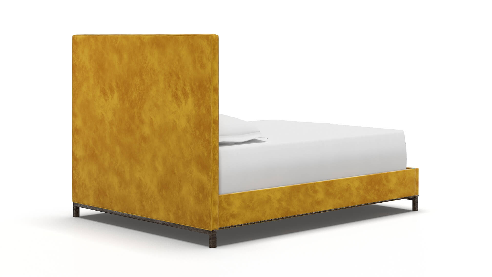 Heidi Royale Marigold Bed espresso legs 4