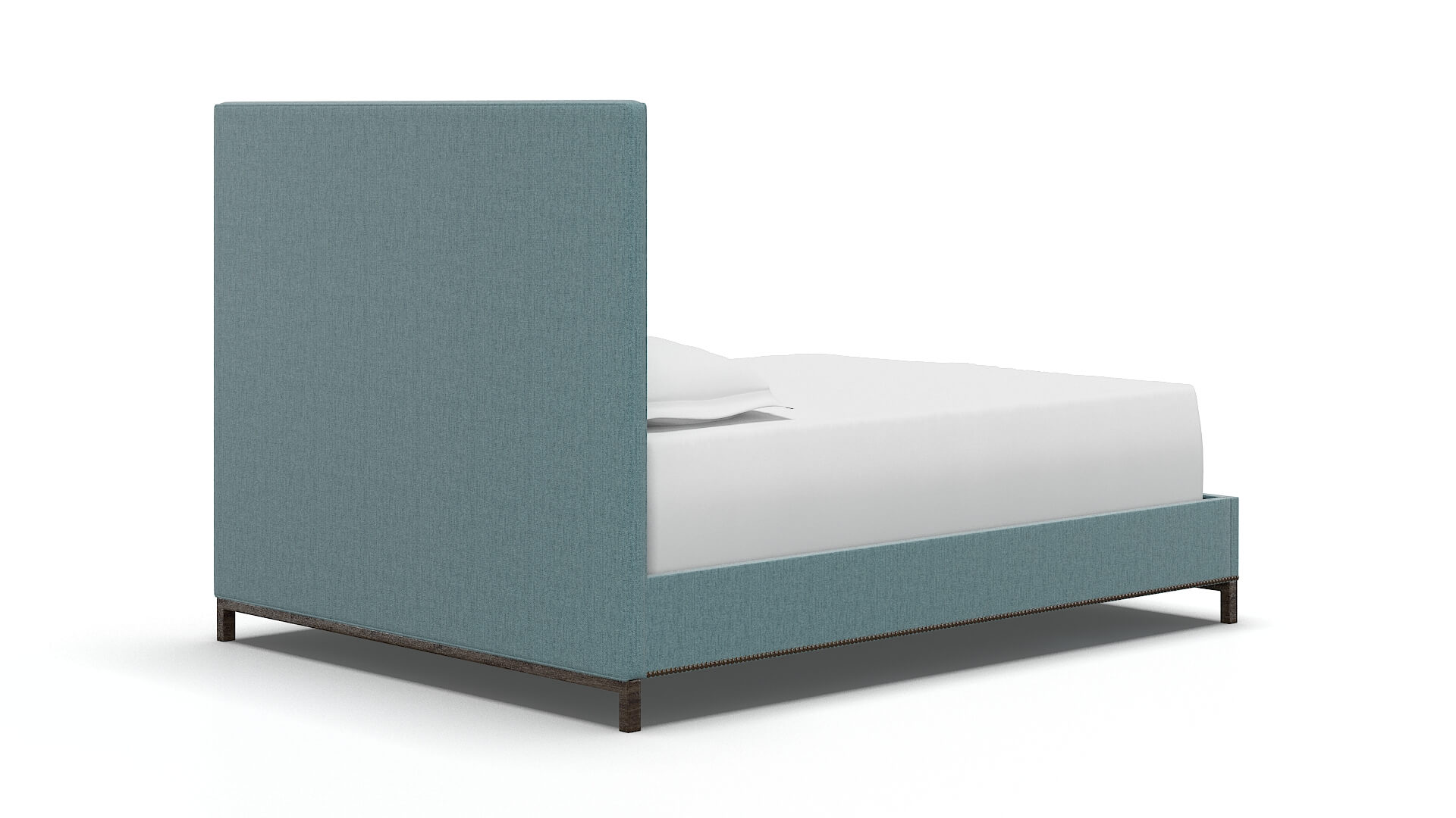 Heidi Sasha Teal Bed espresso legs 4