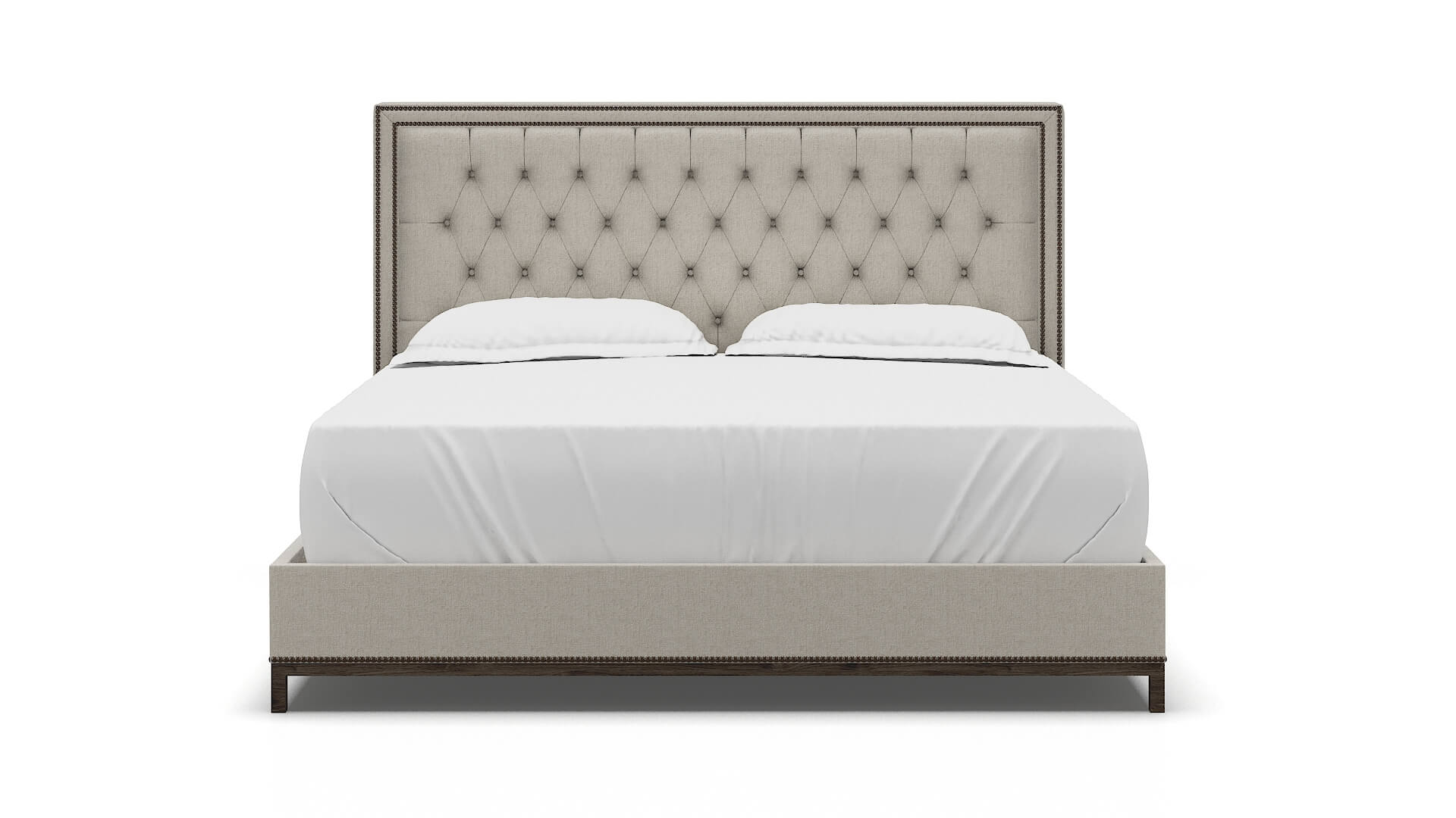 Heidi Terrain Natural Bed King espresso legs 1