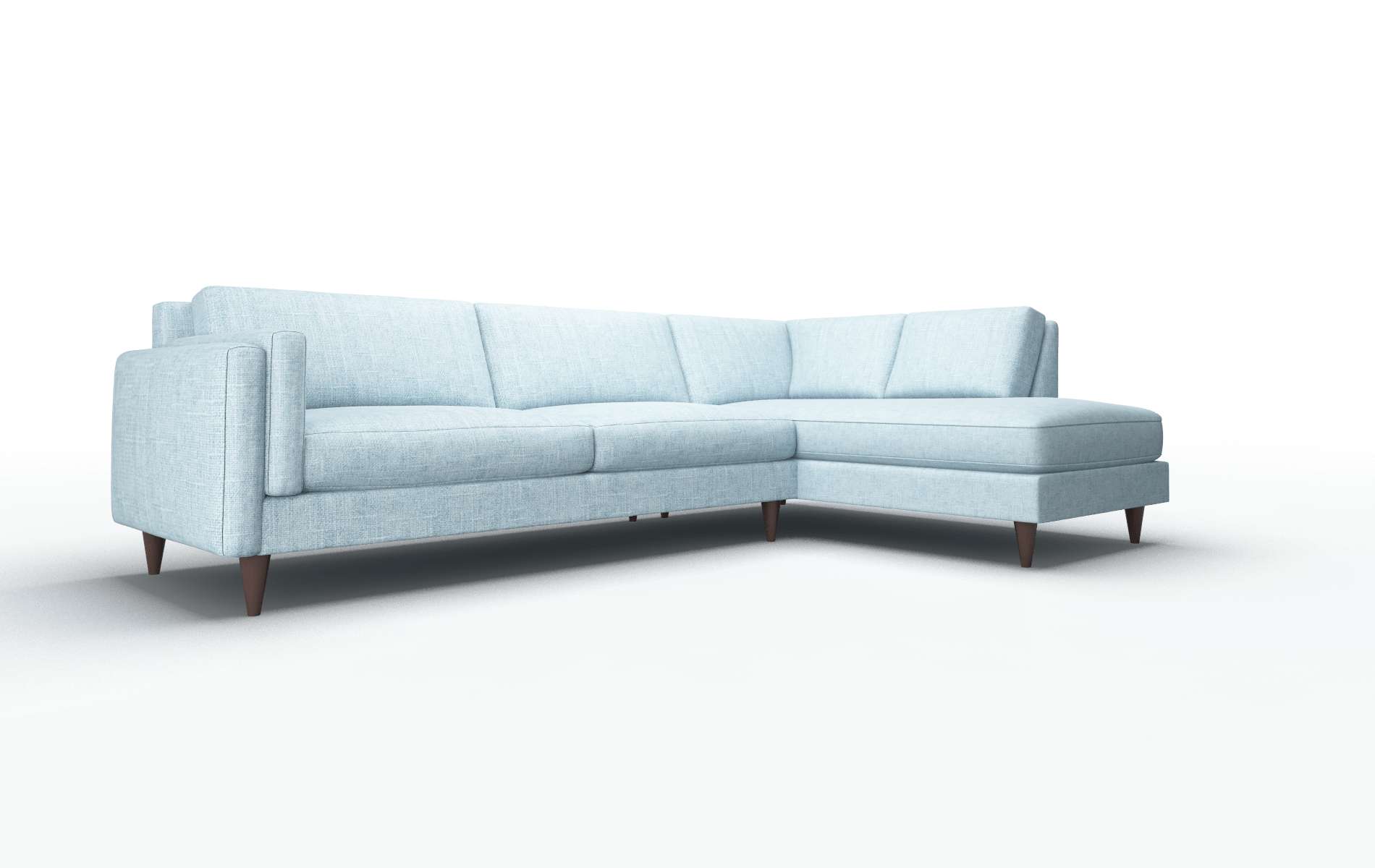 Helsinki Atlas Turquoise Panel espresso legs 2