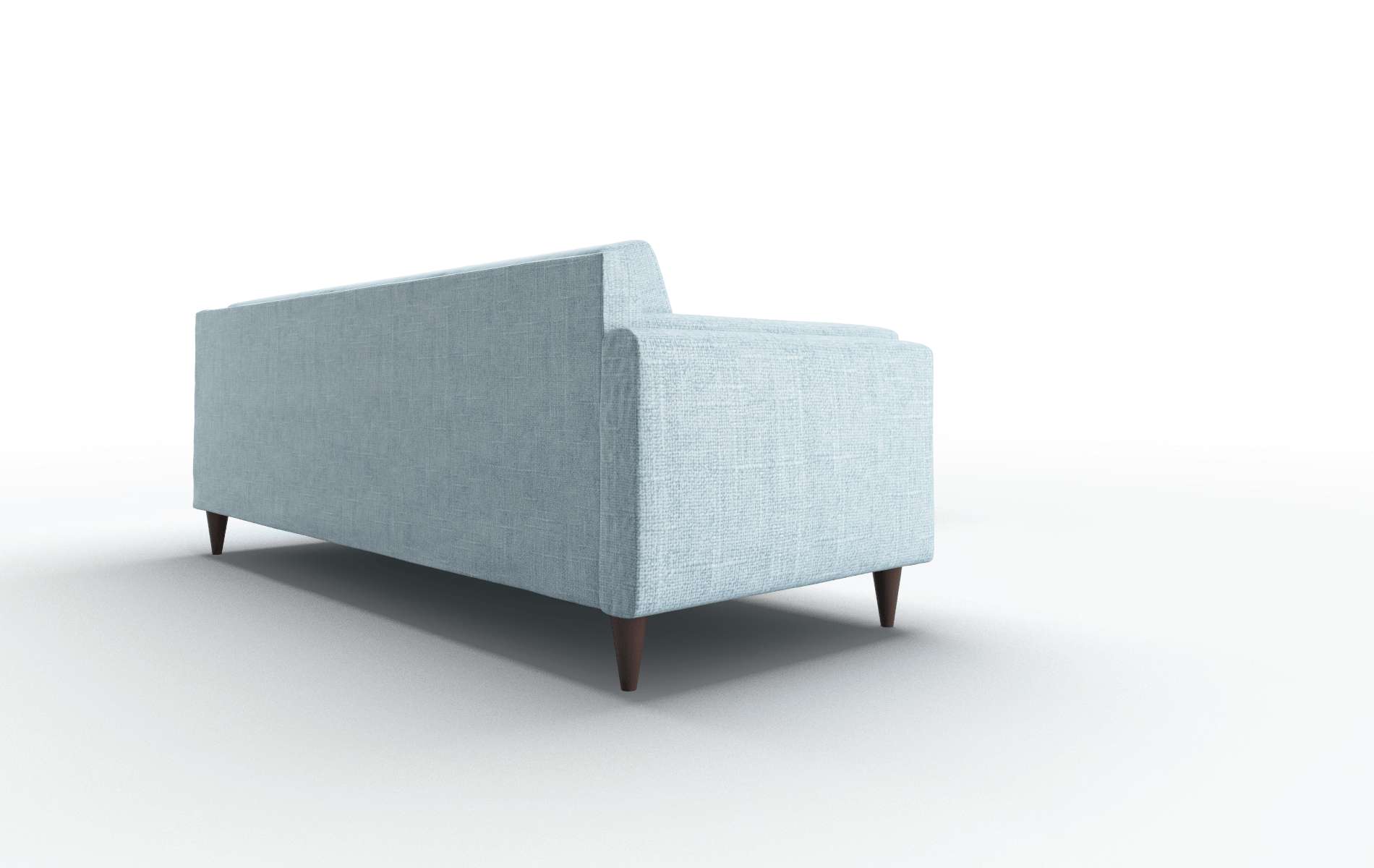 Helsinki Atlas Turquoise Sectional espresso legs 3