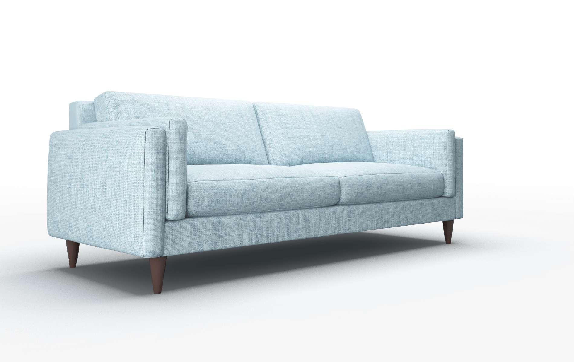Helsinki Atlas Turquoise Sofa espresso legs 2