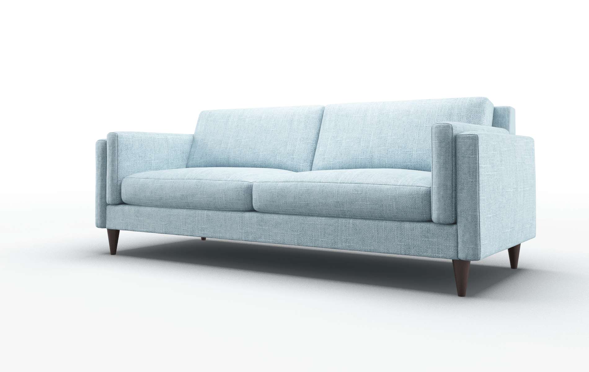 Helsinki Atlas Turquoise Sofa espresso legs 4