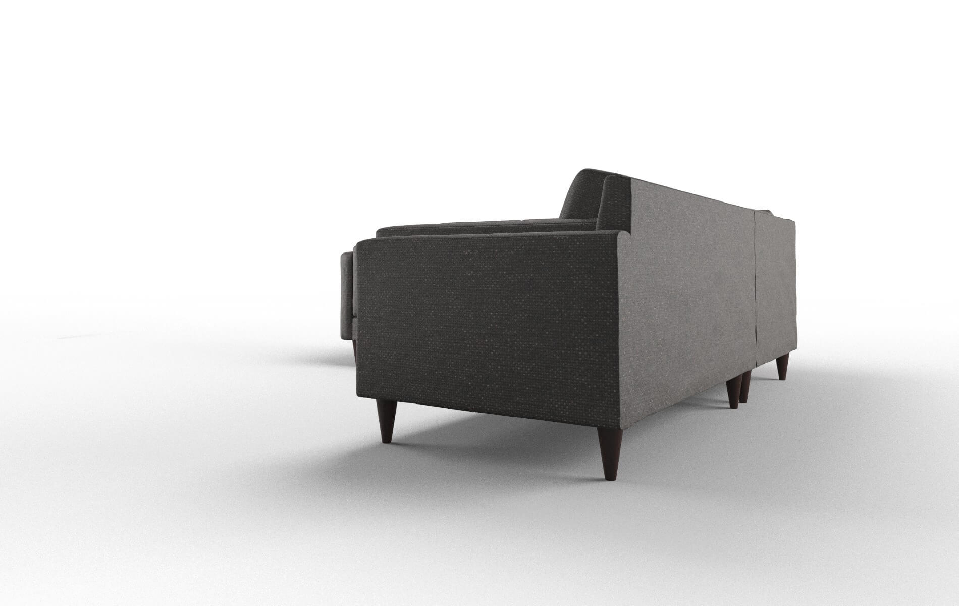 Helsinki Avenger Denim Sectional espresso legs 4