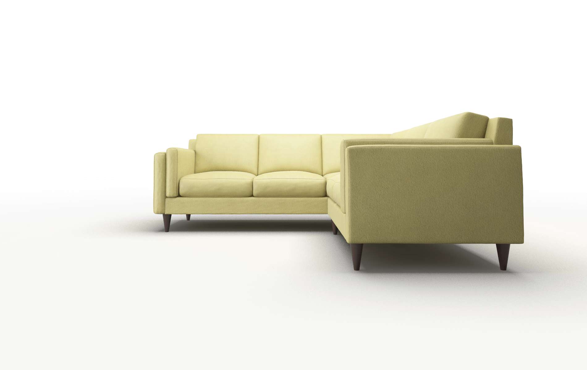 Helsinki Bella Apple Sectional espresso legs 5