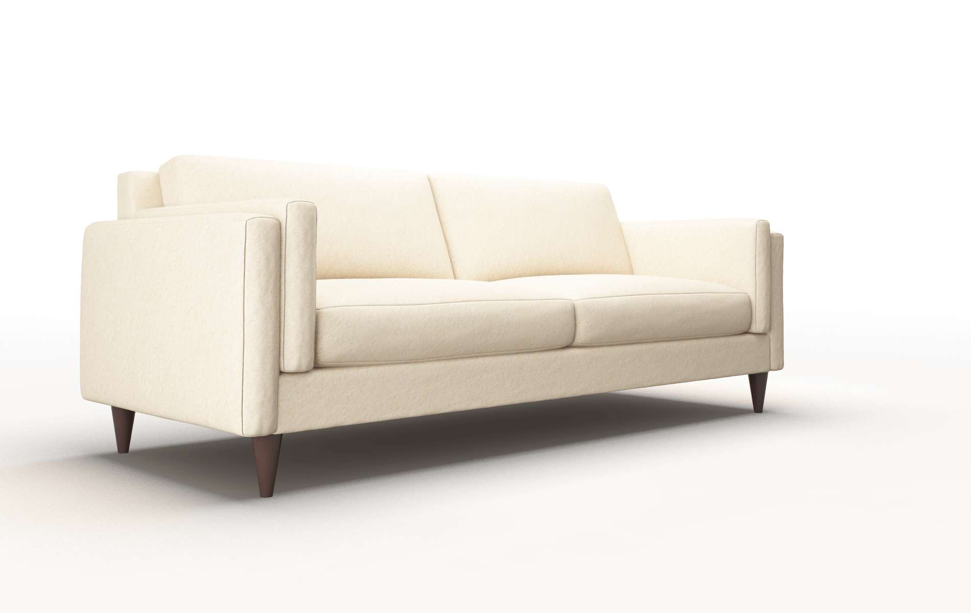 Helsinki Bella Buckwheat Sofa espresso legs 2