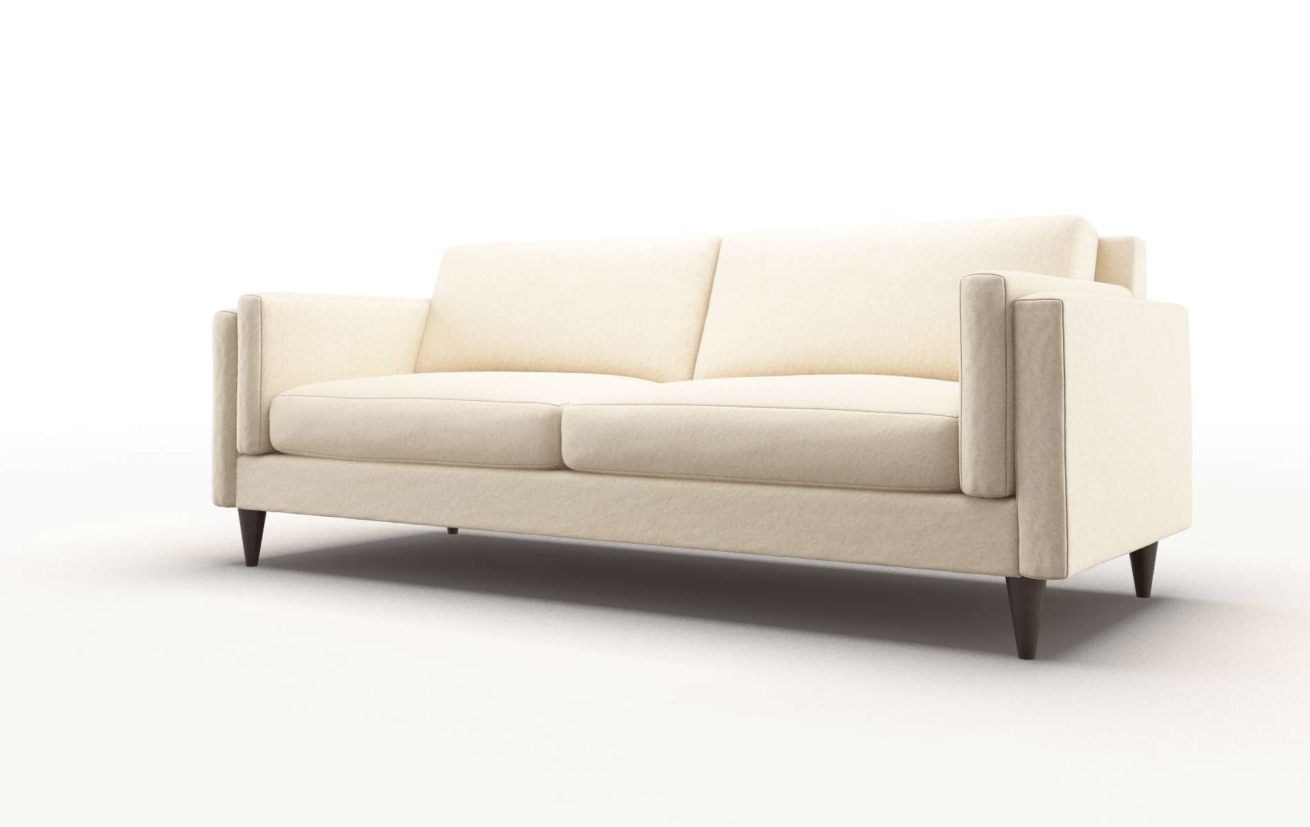 Helsinki Bella Buckwheat Sofa espresso legs 4