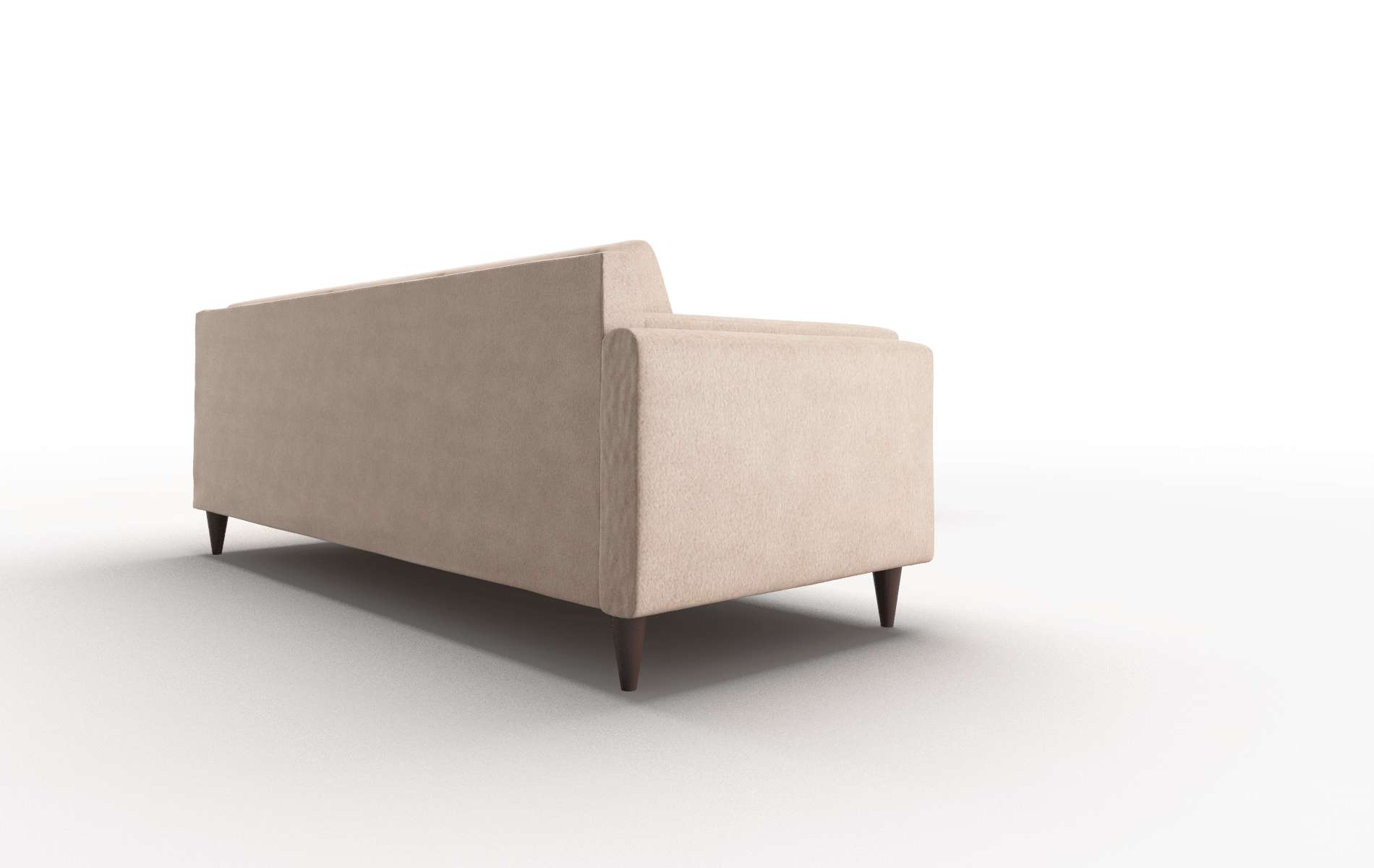 Helsinki Bella Cocoa Sectional espresso legs 3