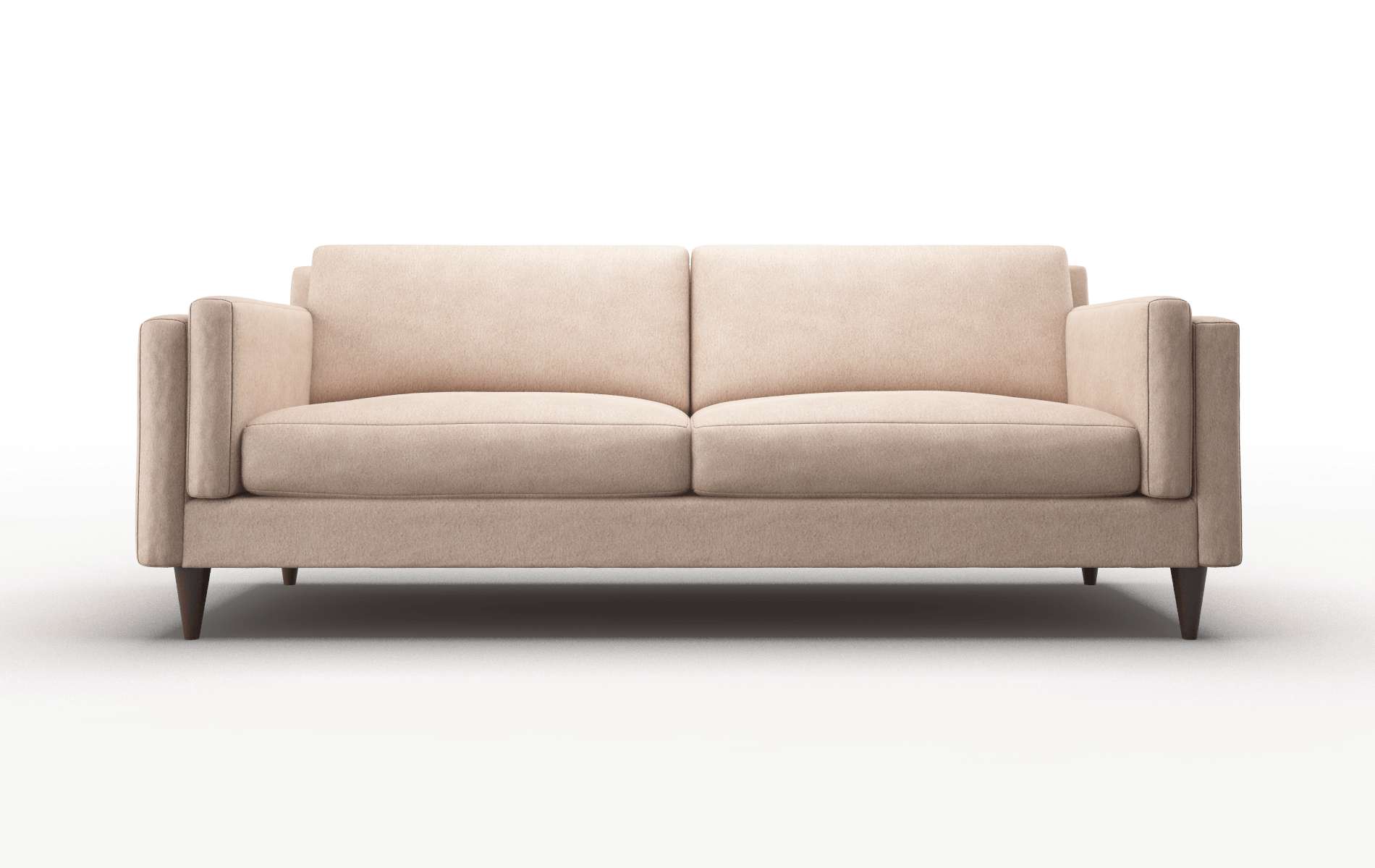 Helsinki Bella Cocoa Sofa espresso legs 1