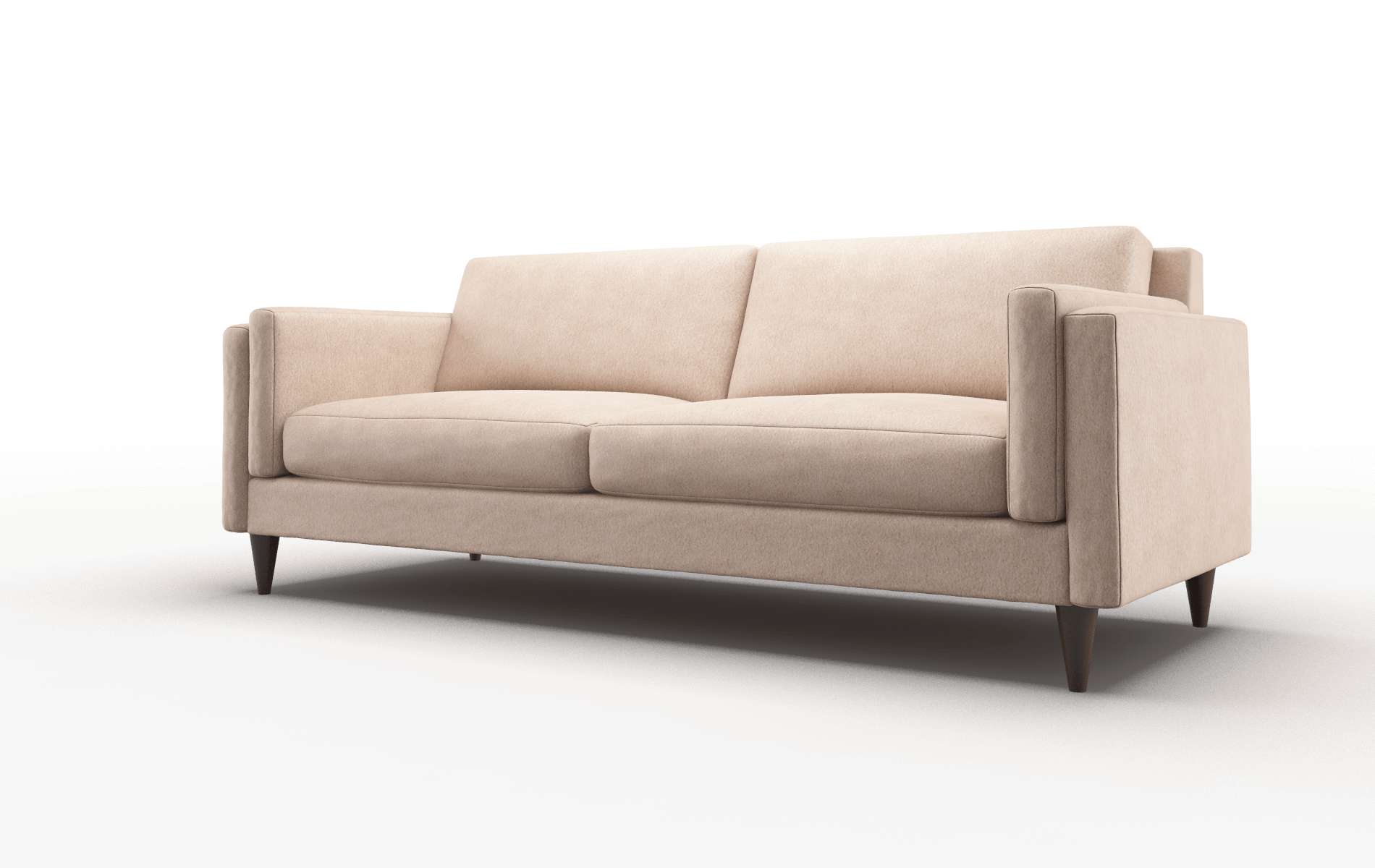 Helsinki Bella Cocoa Sofa espresso legs 4