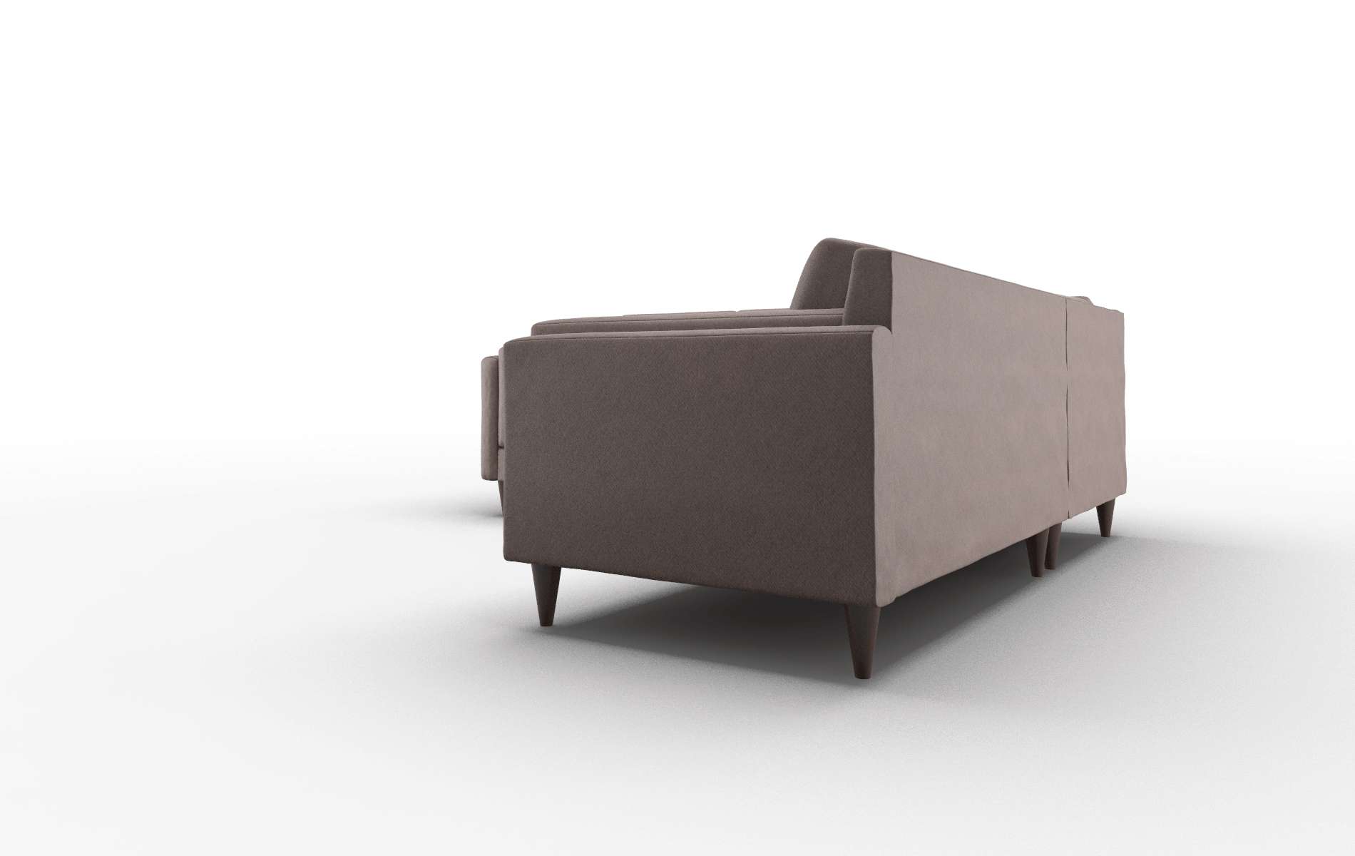 Helsinki Bella Espresso Sectional espresso legs 4