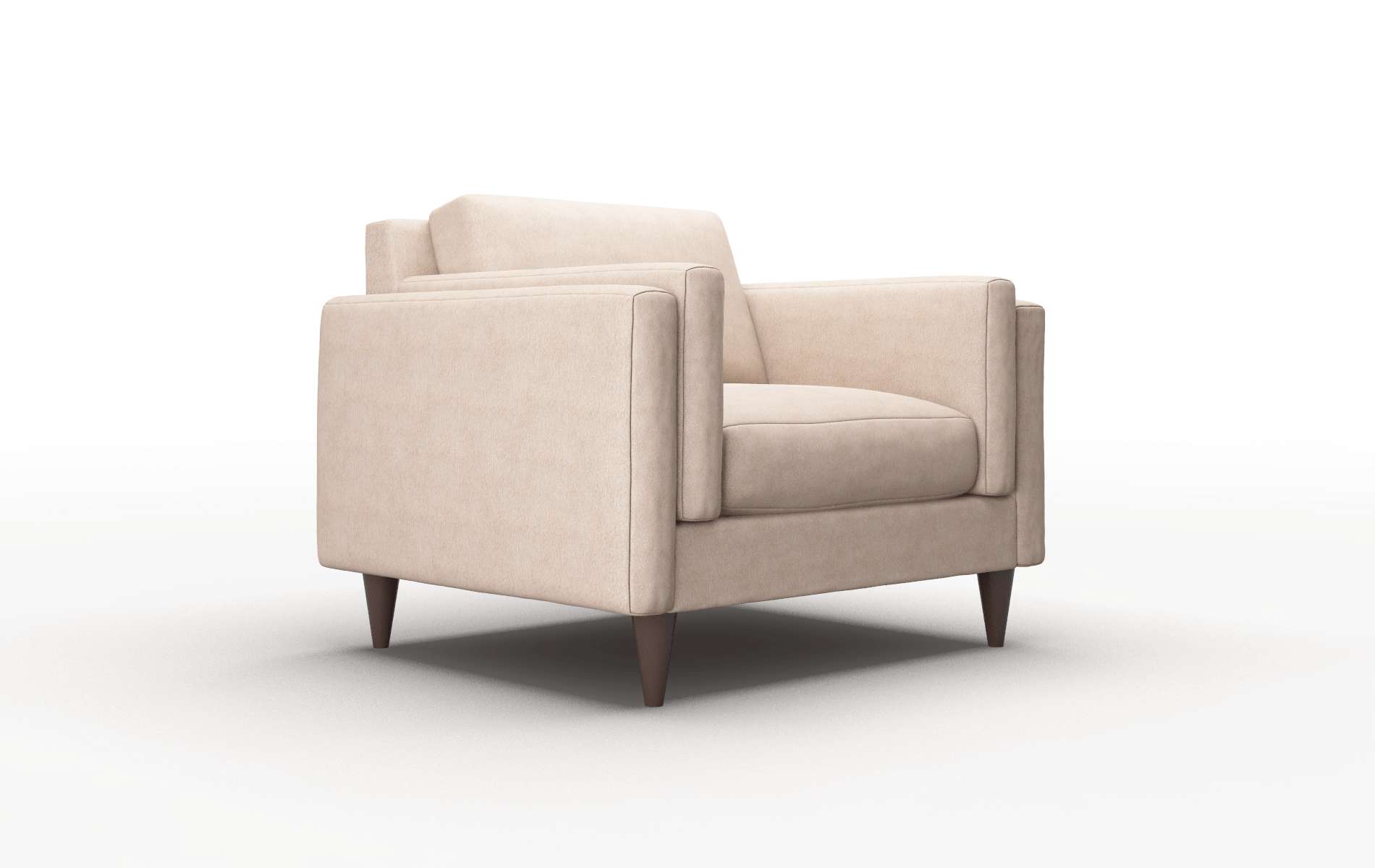 Helsinki Bella Pewter Chair espresso legs 2