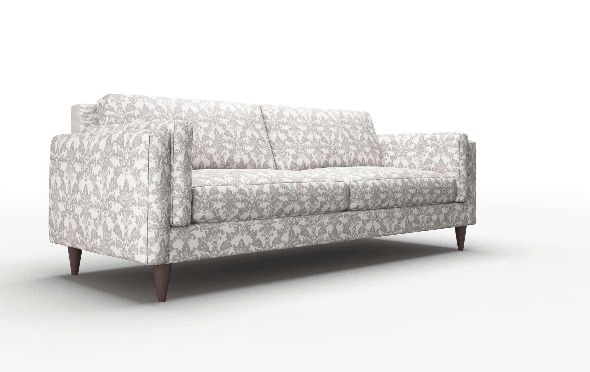 Helsinki Bergamo Dove Sofa espresso legs 2