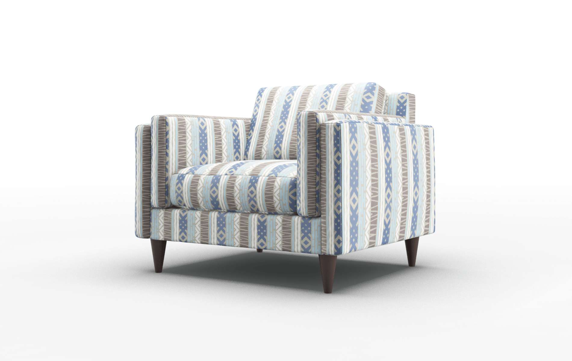 Helsinki Bodhi Indigo Chair espresso legs 4