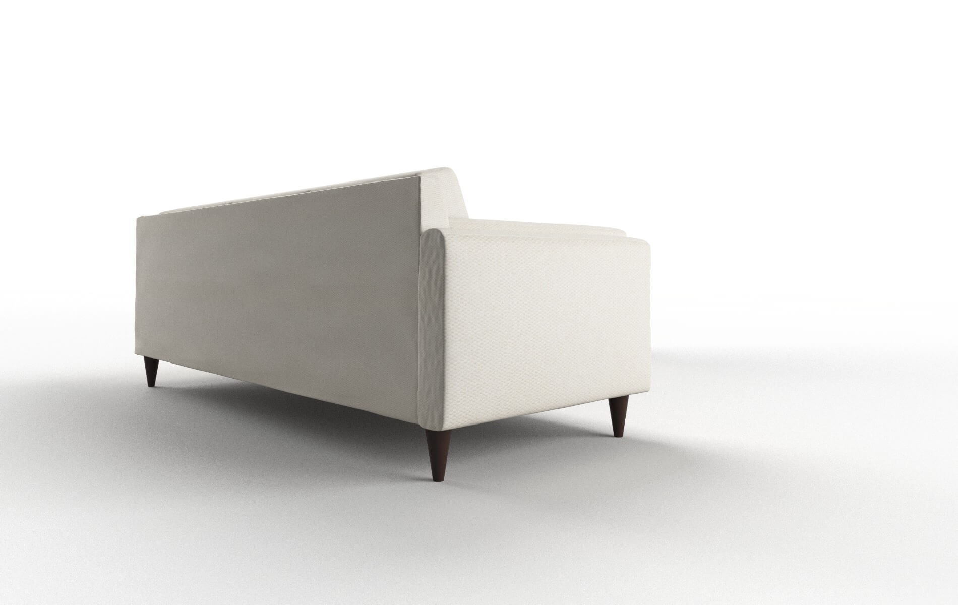 Helsinki Bungalow Ivory Sectional espresso legs 3