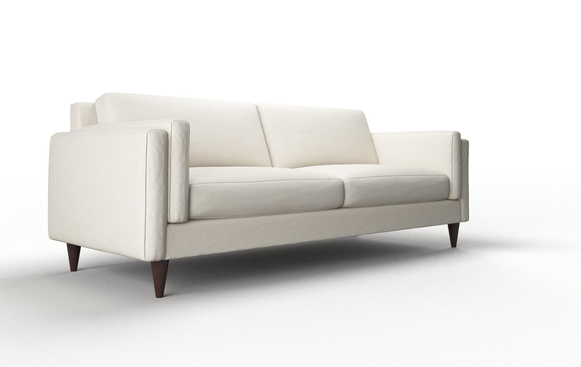 Helsinki Bungalow Ivory Sofa espresso legs 2