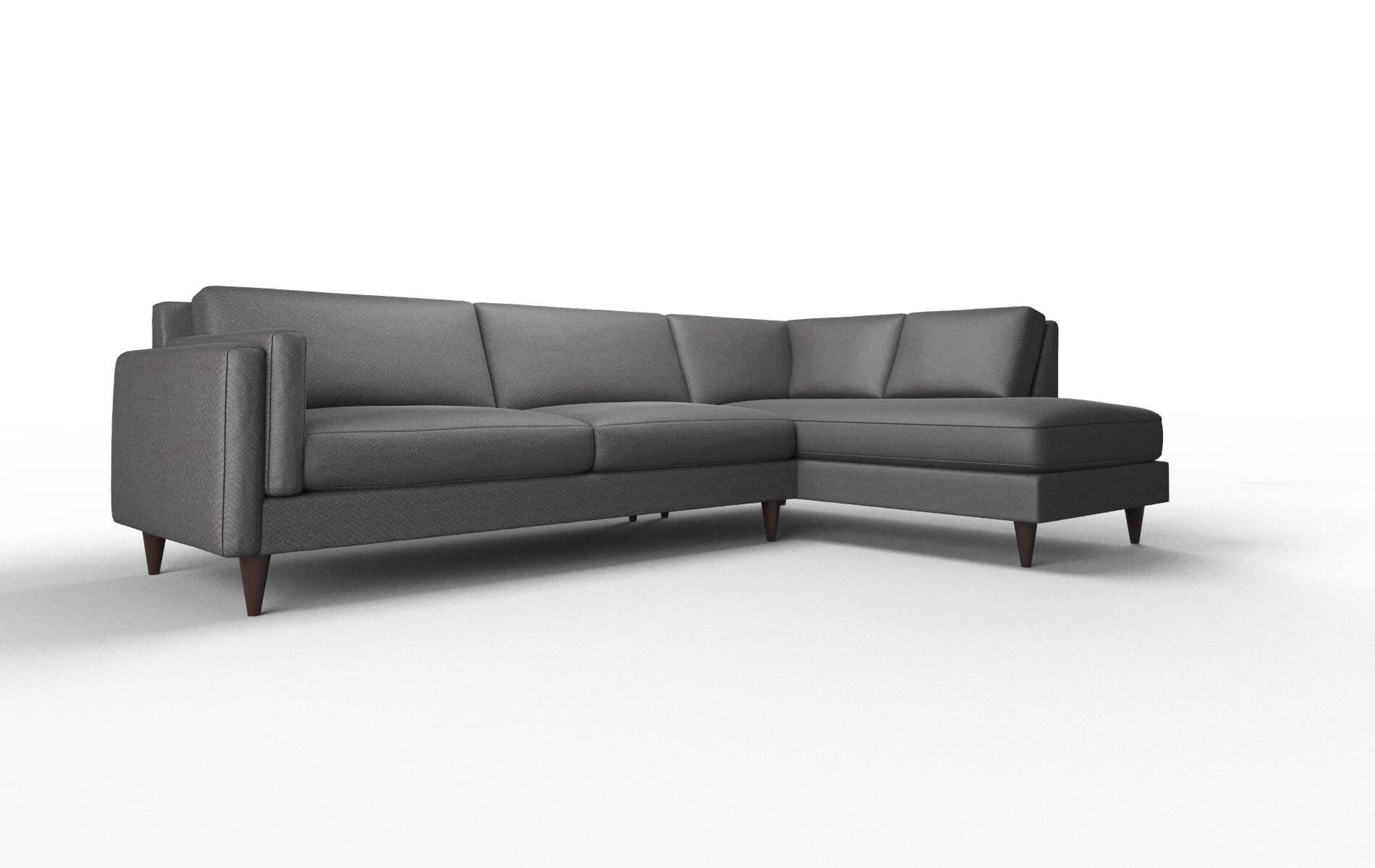 Helsinki Catalina Charcoal Panel espresso legs 2