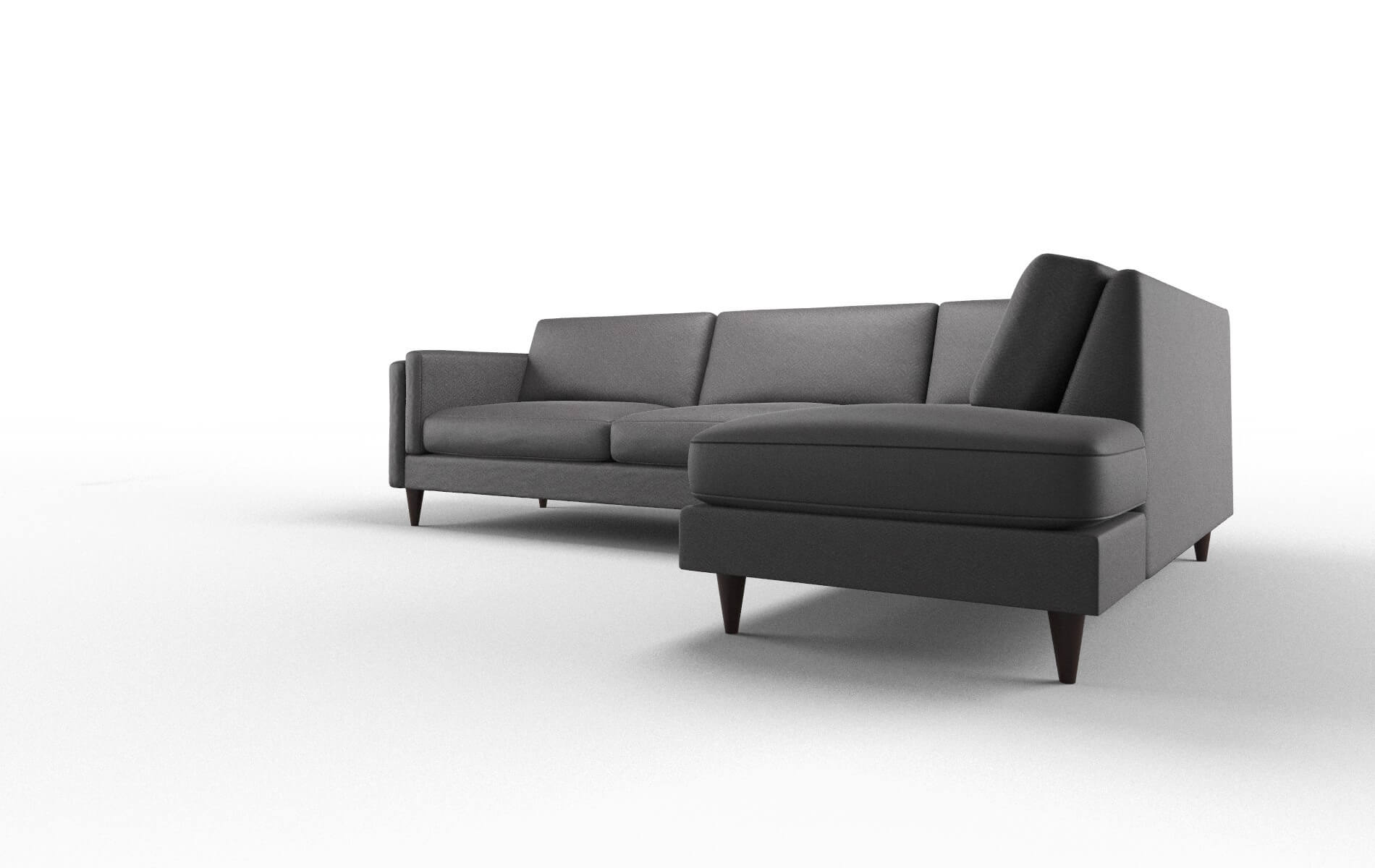 Helsinki Catalina Charcoal Panel espresso legs 4