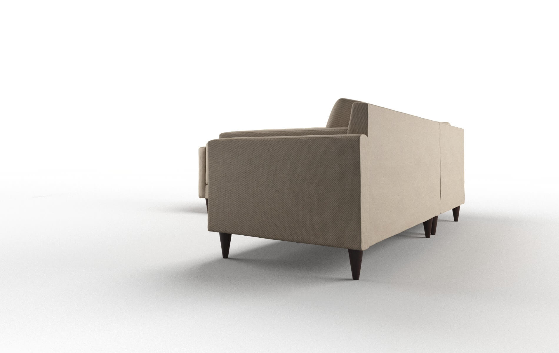 Helsinki Chance Platinum Sectional espresso legs 4