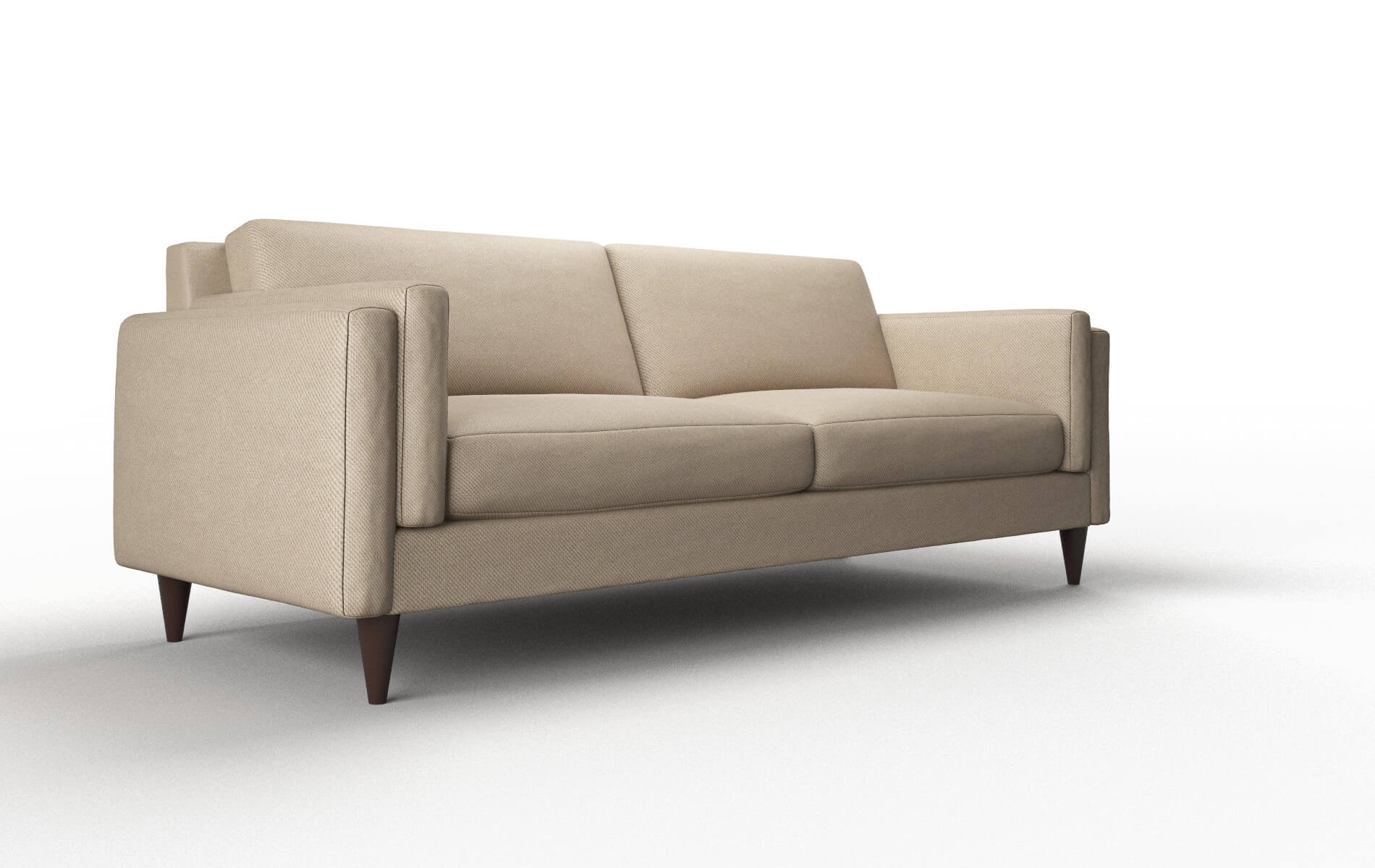Helsinki Chance Platinum Sofa espresso legs 2