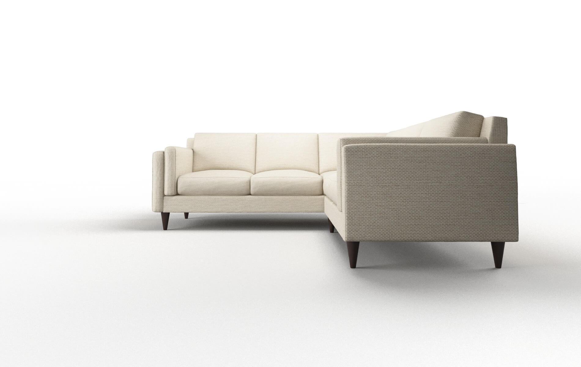 Helsinki Chance Sand Sectional espresso legs 5