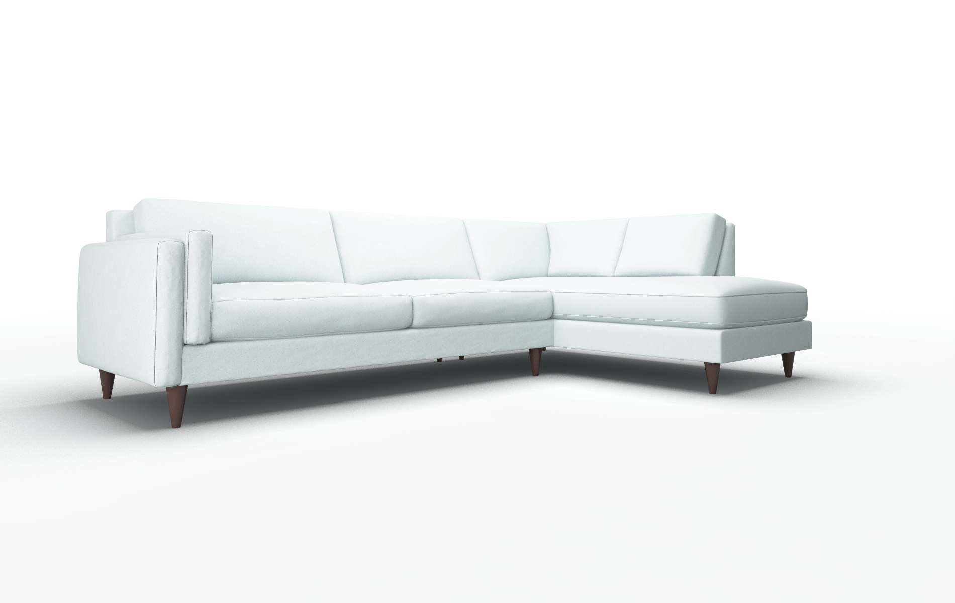 Helsinki Clyde Cornflower Panel espresso legs 2