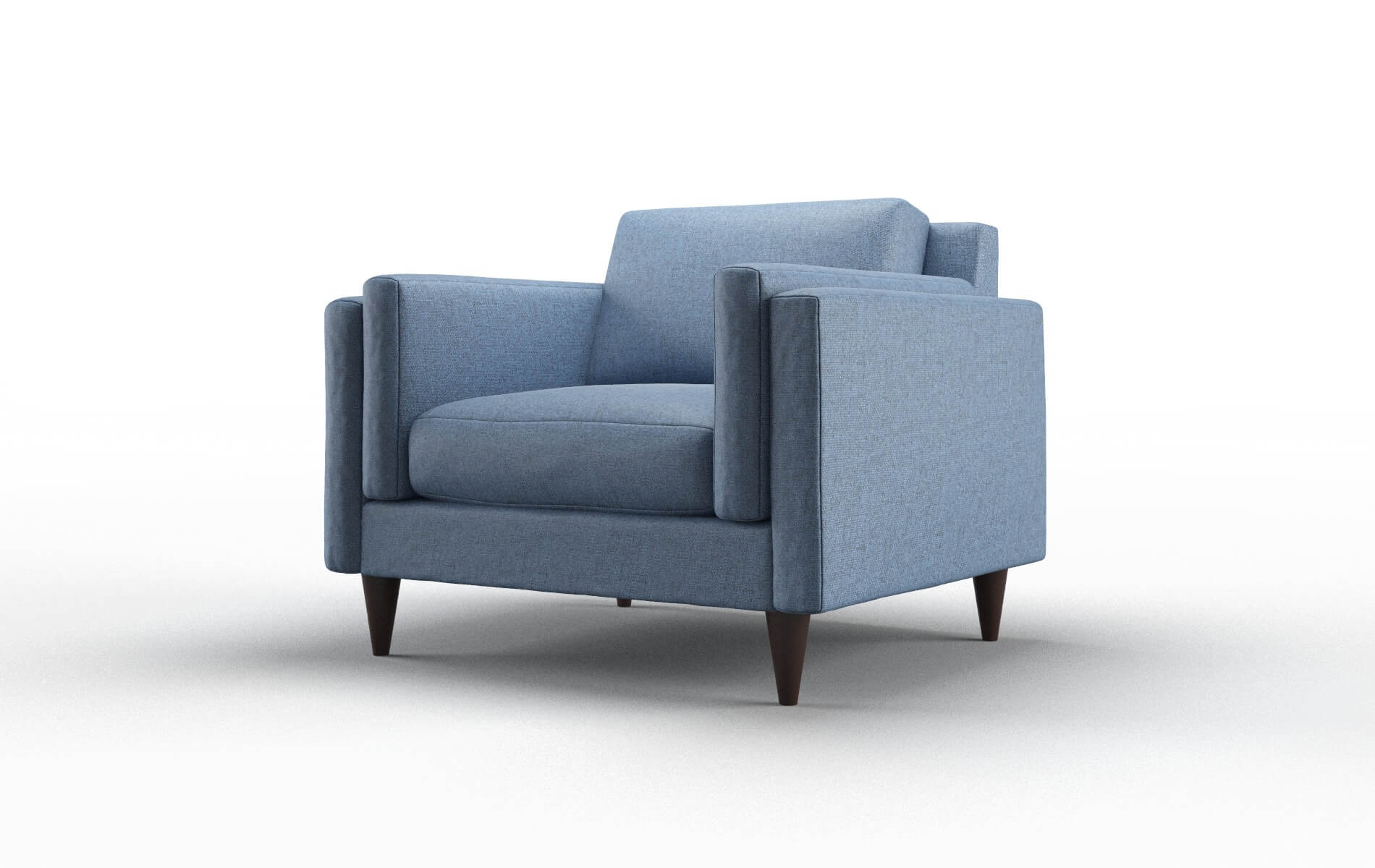 Helsinki Clyde Deep_ocean Chair espresso legs 4