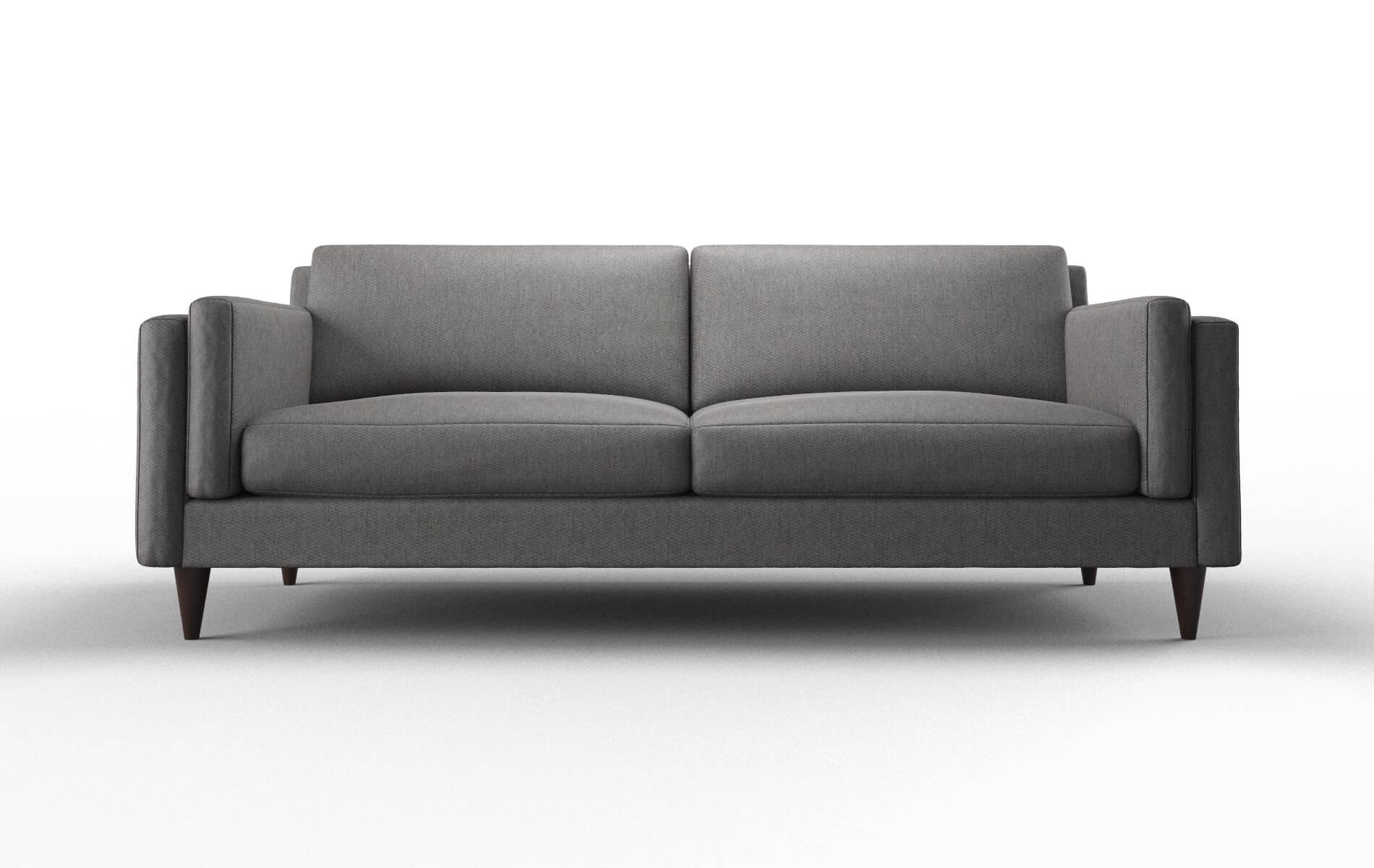 Helsinki Cosmo Charcoal Sofa espresso legs 1