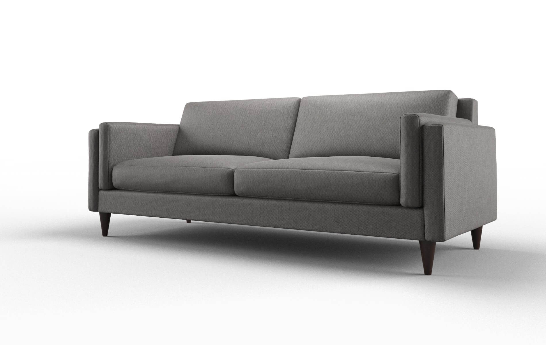 Helsinki Cosmo Charcoal Sofa espresso legs 4