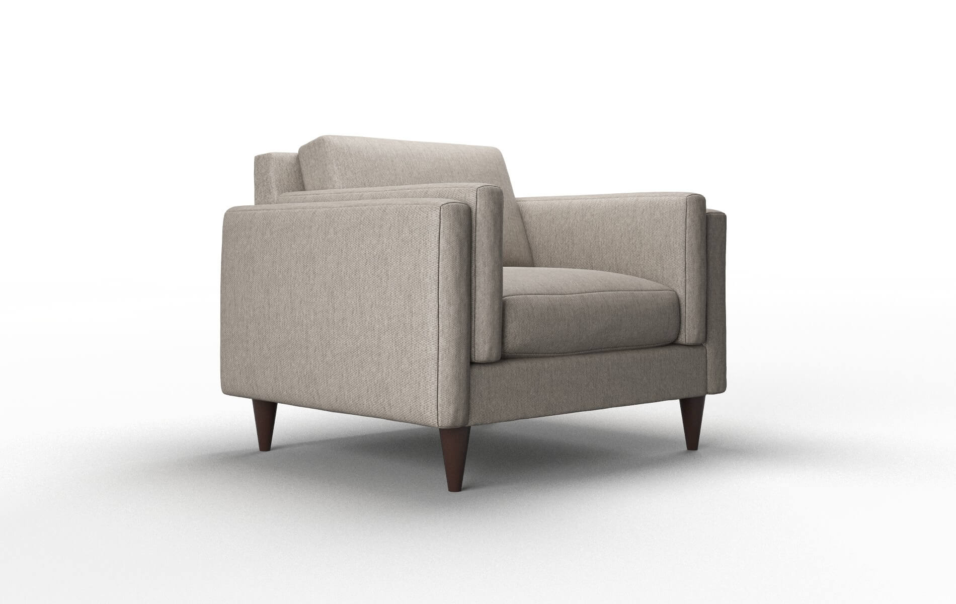 Helsinki Cosmo Taupe Chair espresso legs 2