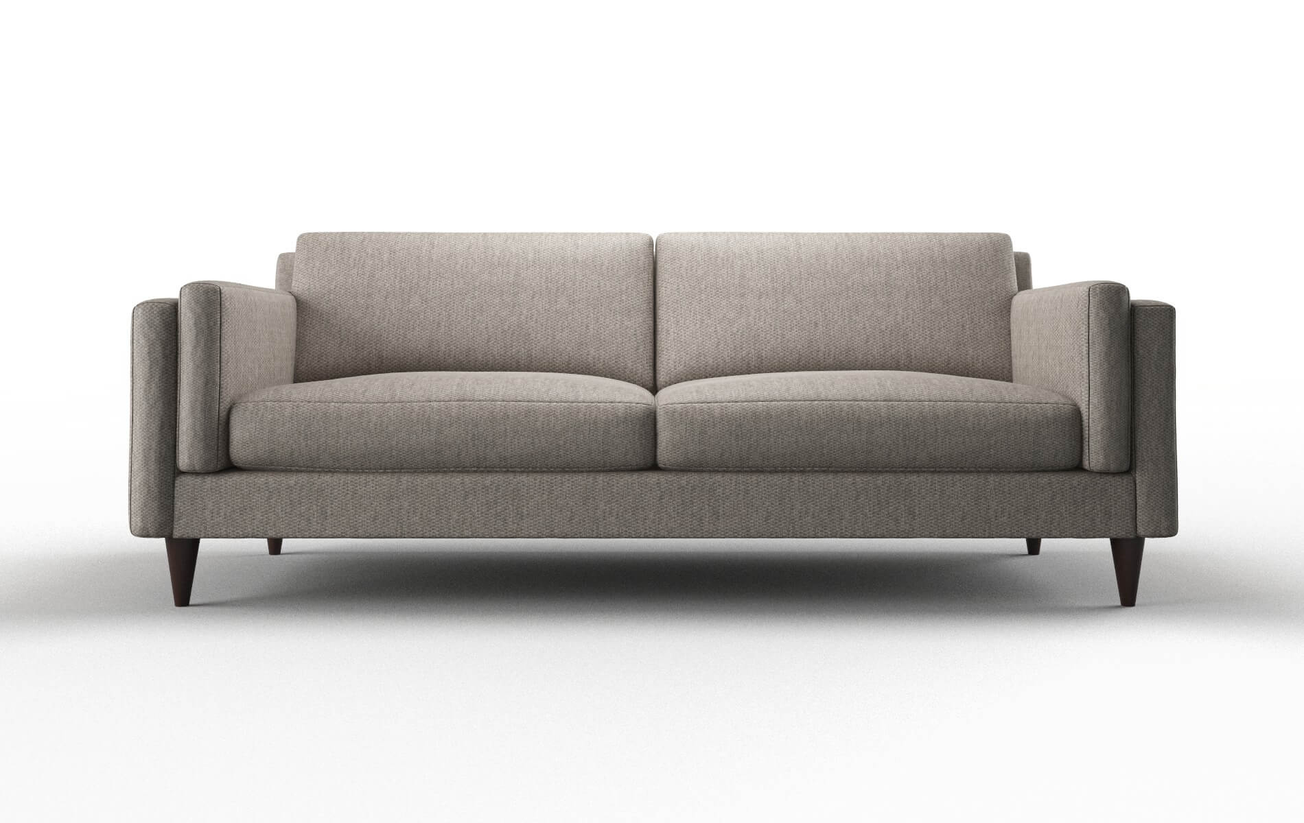 Helsinki Cosmo taupe Sofa Espresso Legs  1