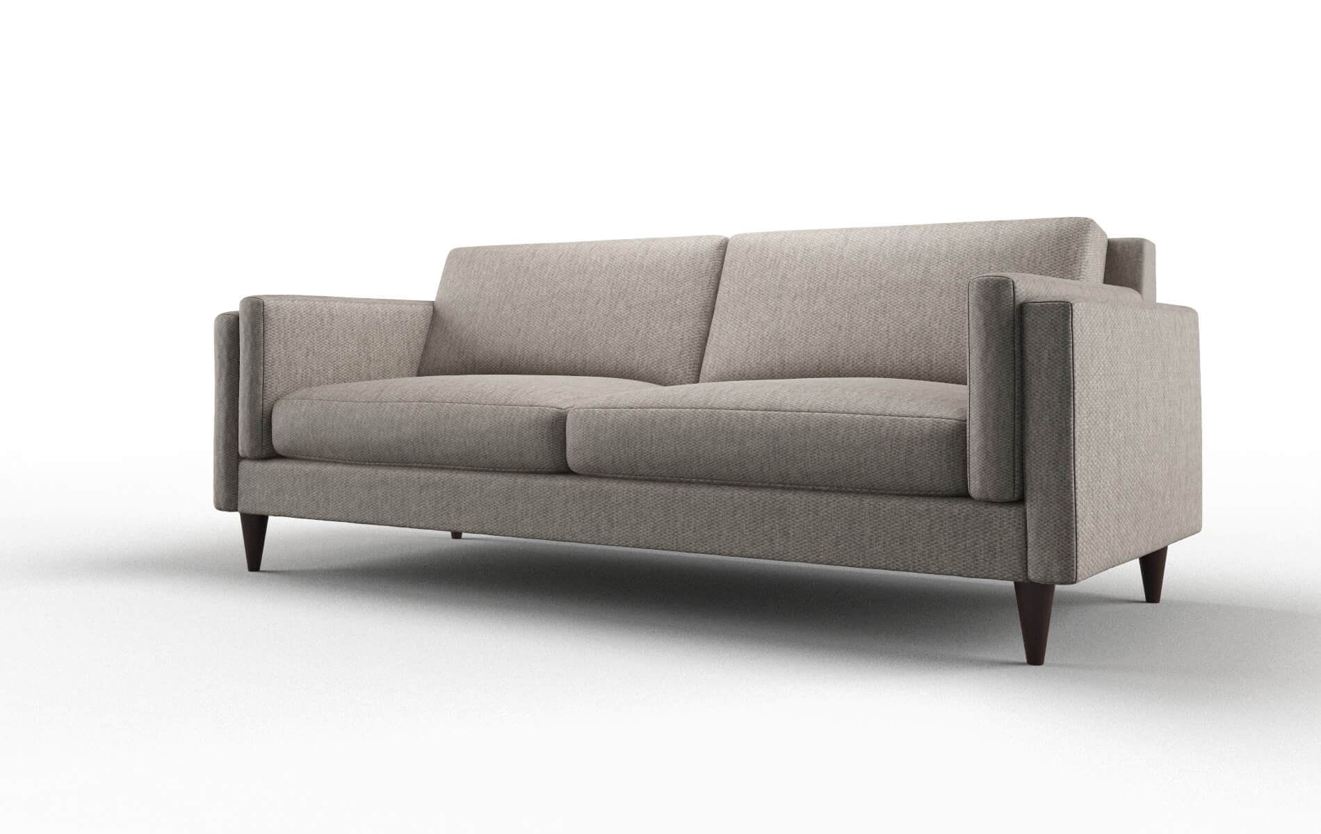 Helsinki Cosmo Taupe Sofa espresso legs 4