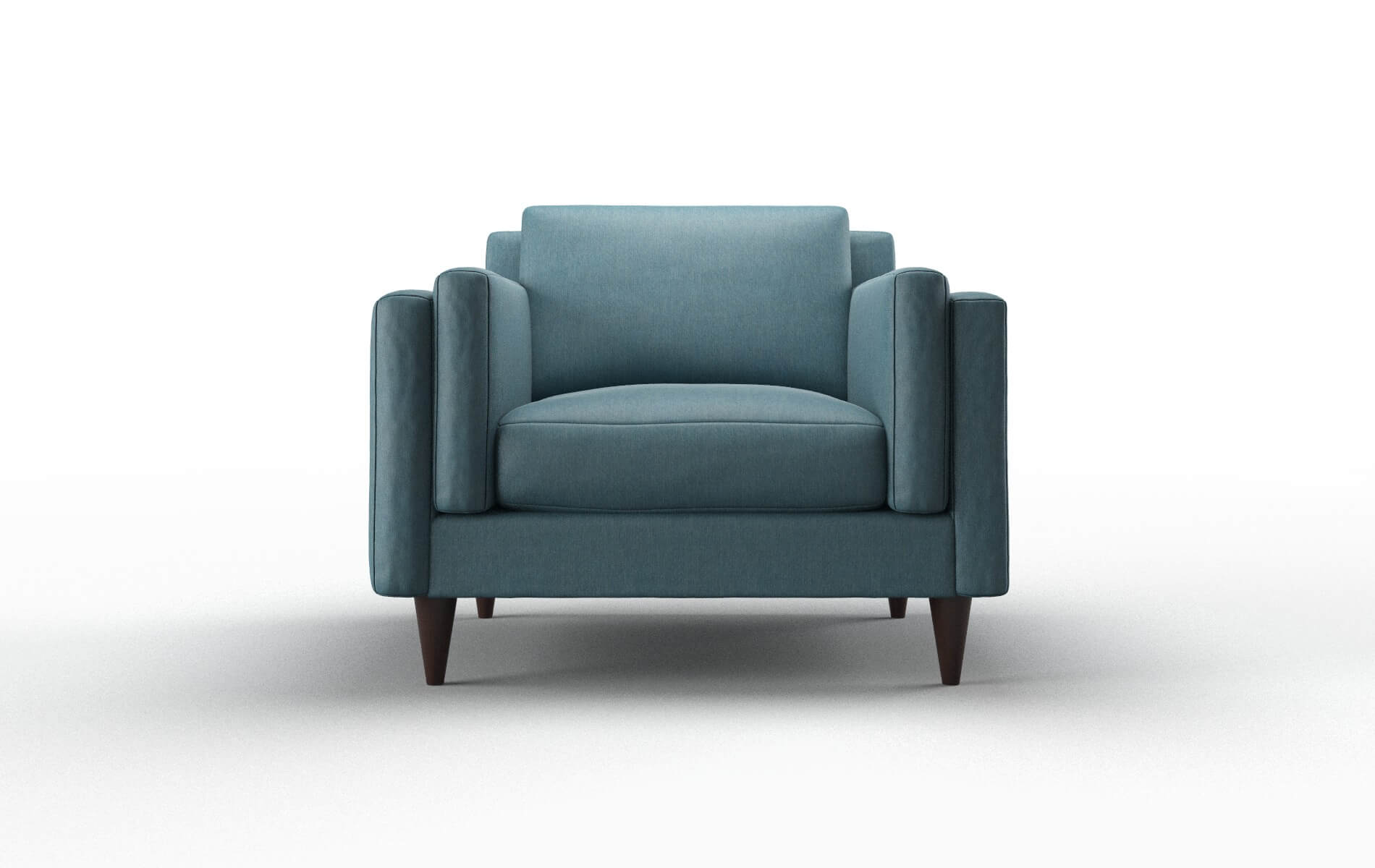 Helsinki Cosmo Teal Chair espresso legs 1