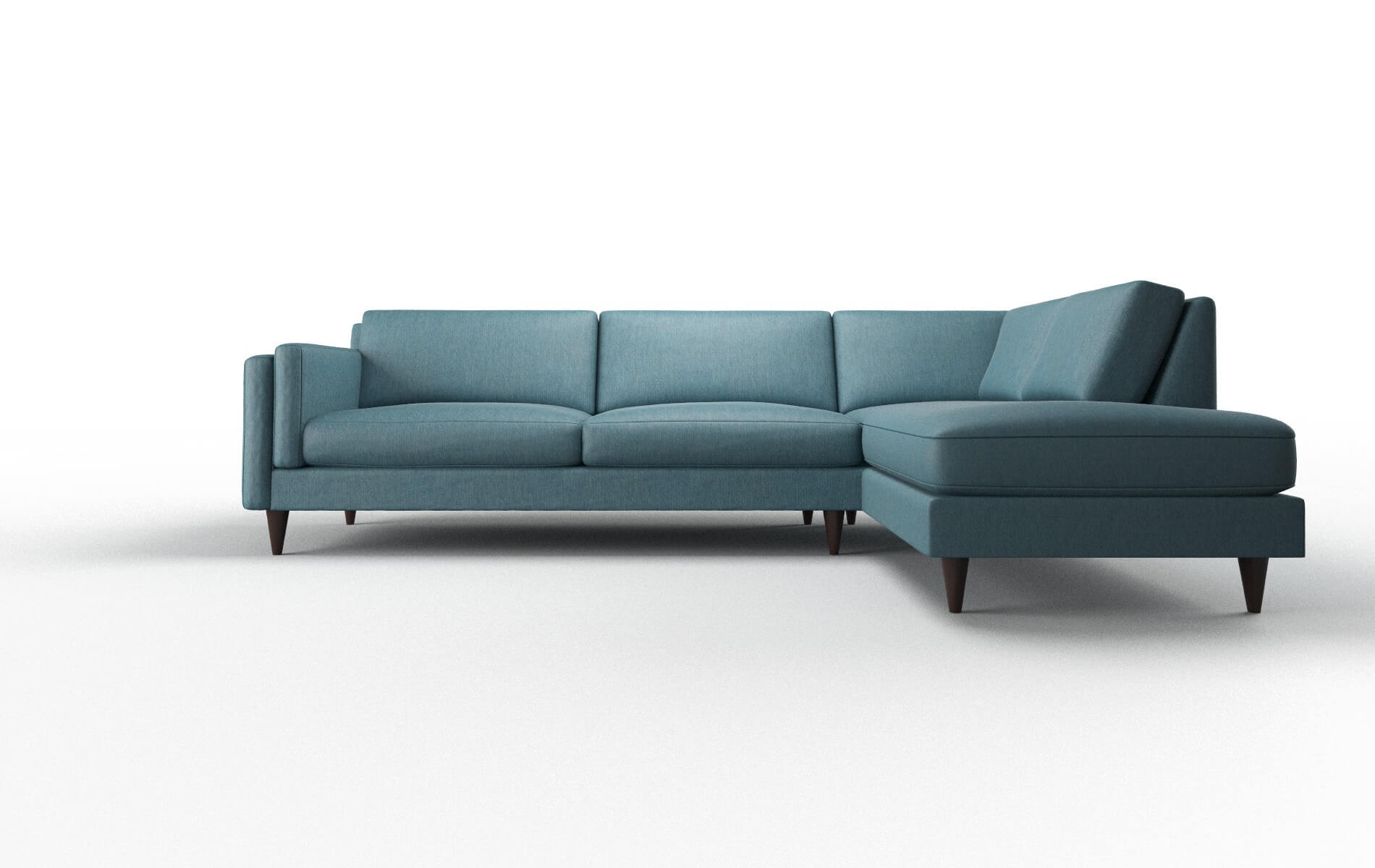 Helsinki Cosmo Teal Panel espresso legs 1