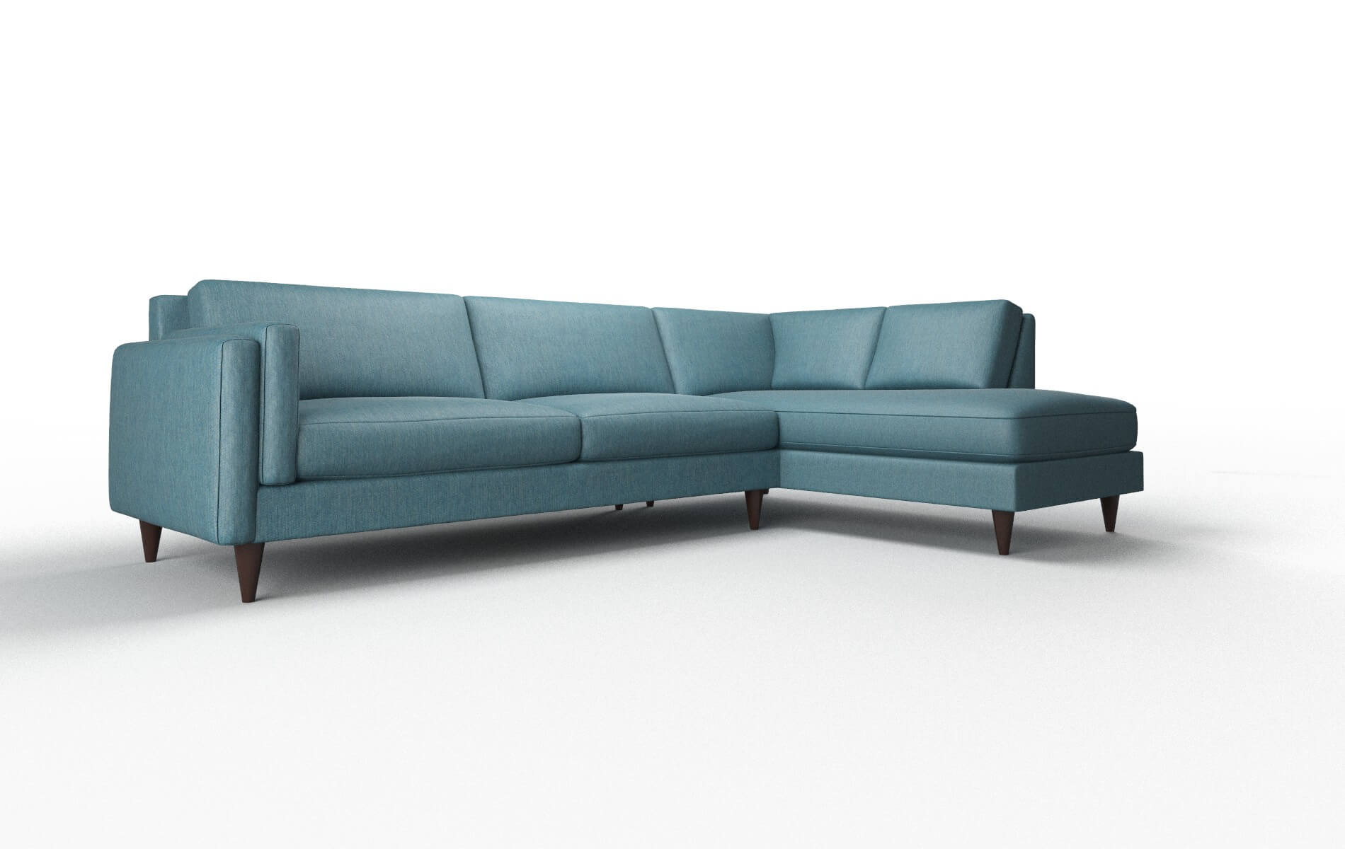 Helsinki Cosmo Teal Panel espresso legs 2